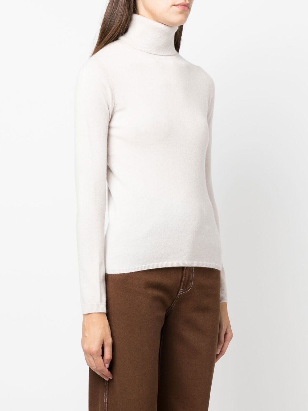 roll-neck cashmere jumper - 3