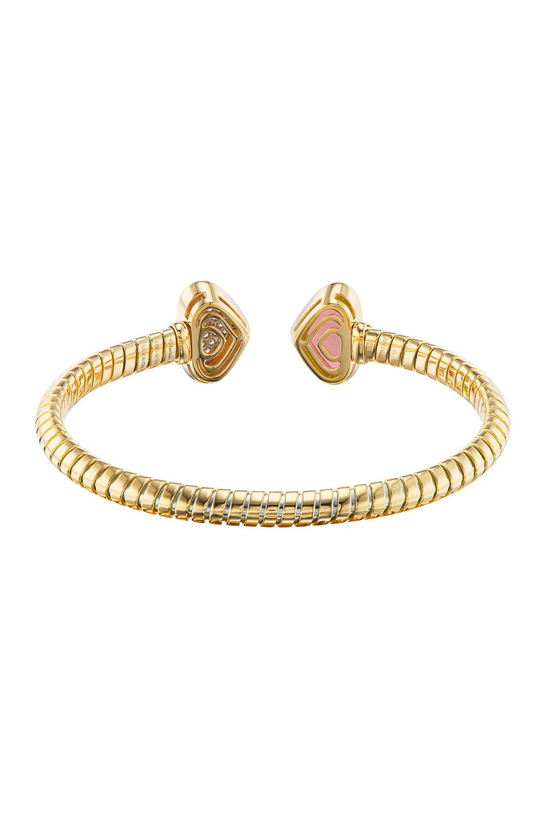 Marina B Rose Quartz Diamond Trisolina Bracelet outlook