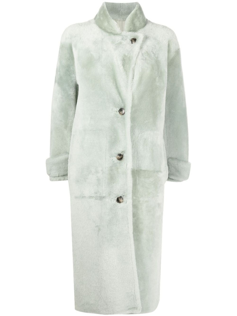button-up mid-length coat 1