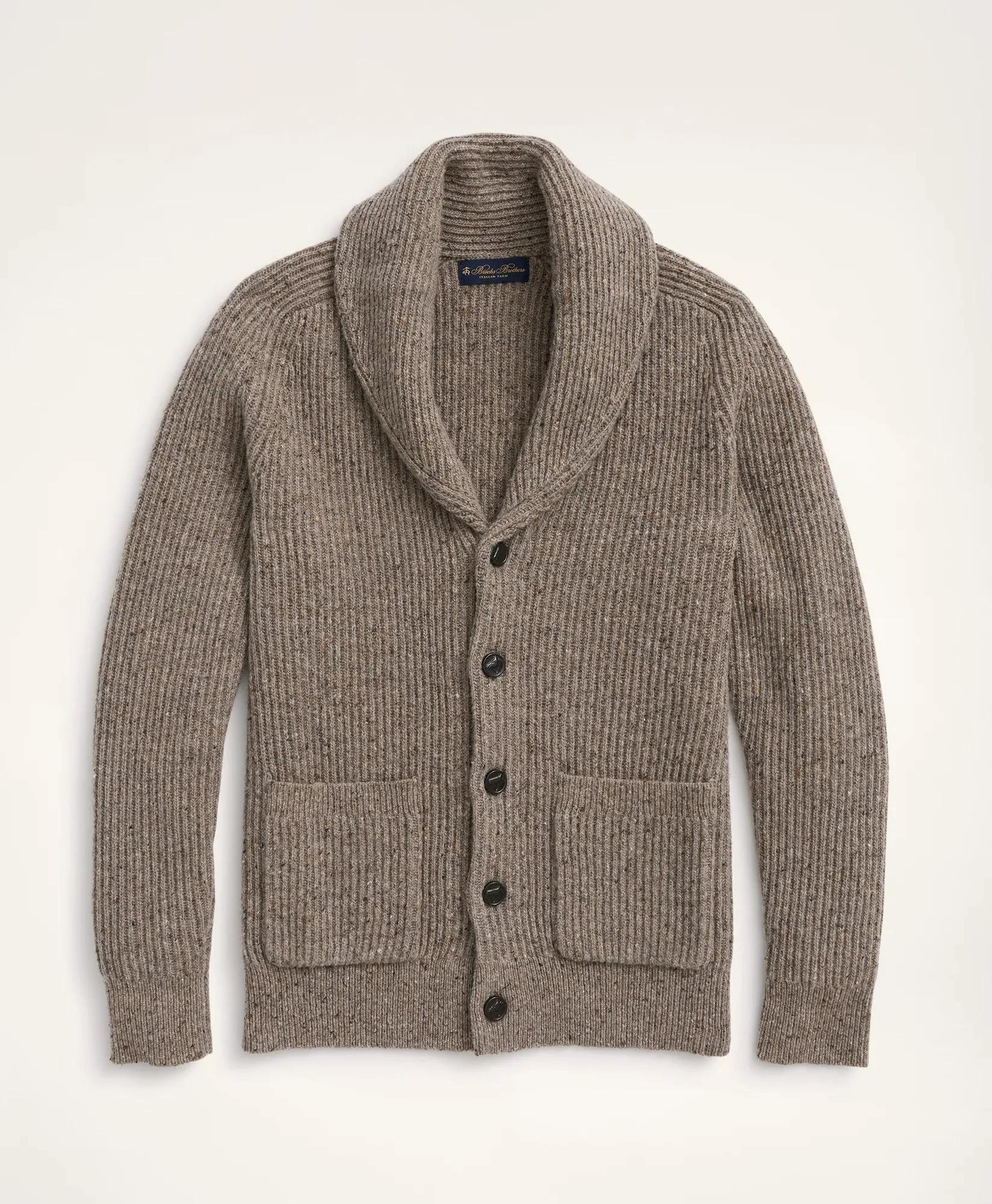 Merino Shawl Collar Cardigan - 1