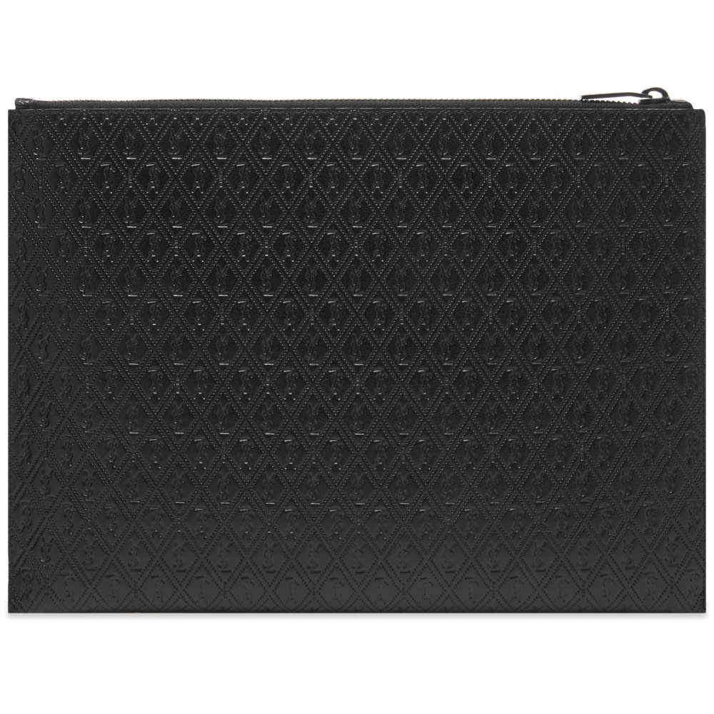 Saint Laurent YSL Embossed Monogrammed i-Pad Zip Pouch - 2