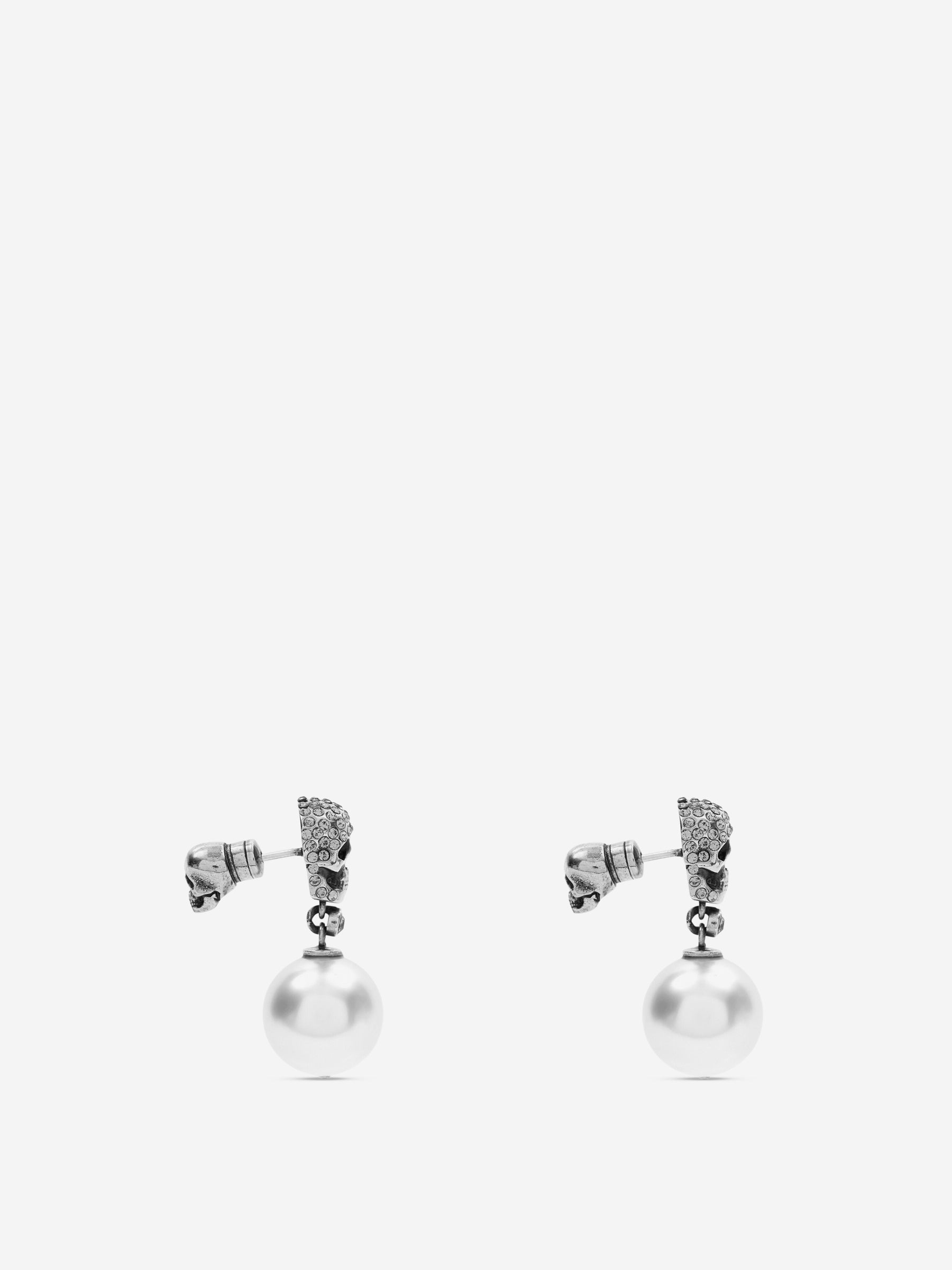 SWAROVSKI SKULL EARRINGS - 2