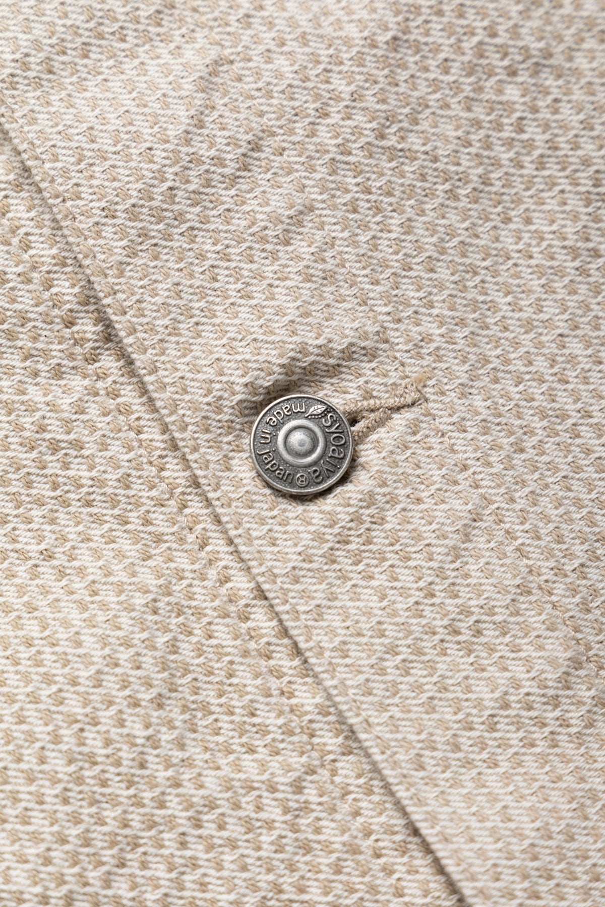 Sashiko Type 3 Jacket - Ivory x Beige - 8