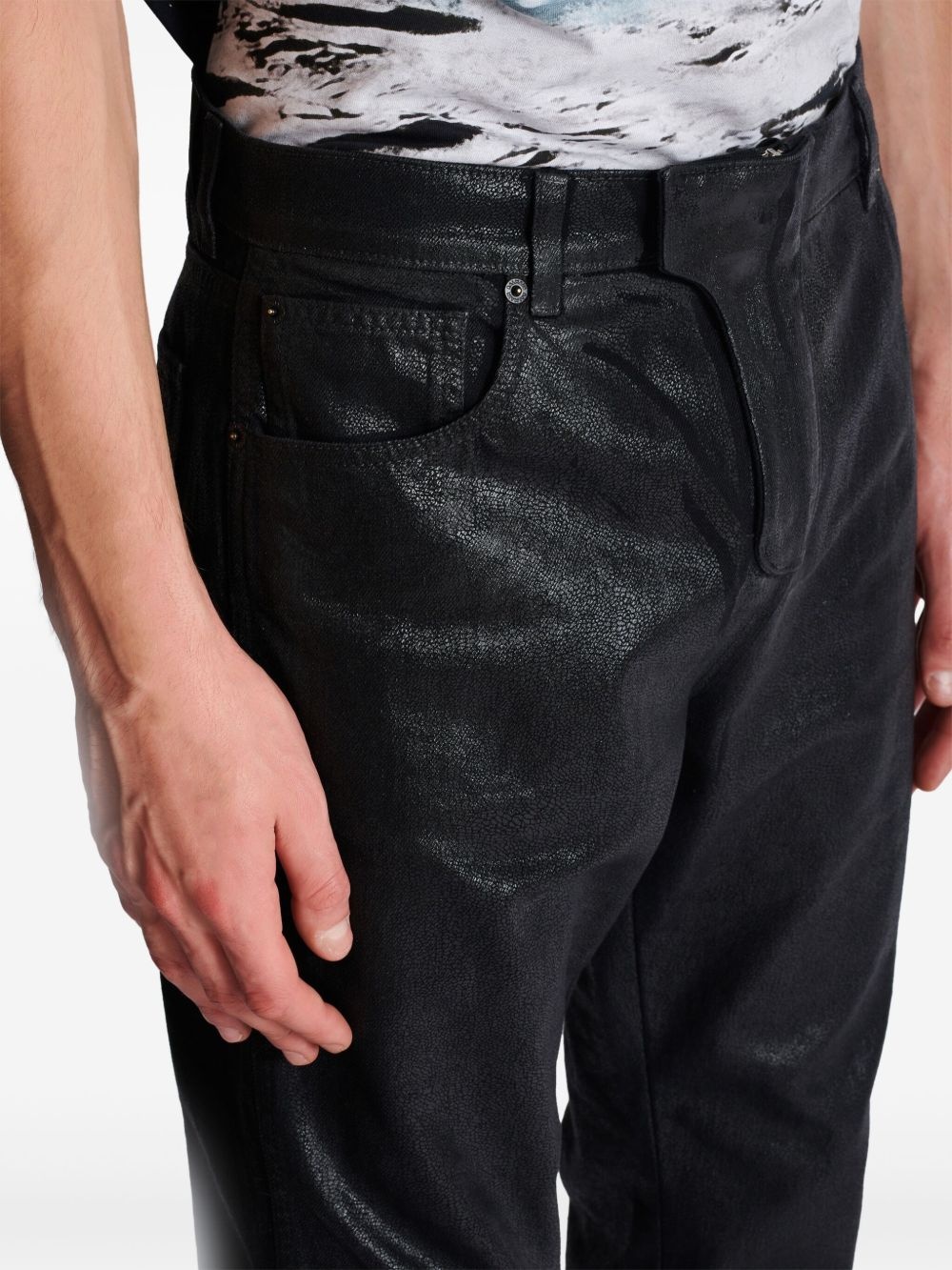 logo patch trousers - 7