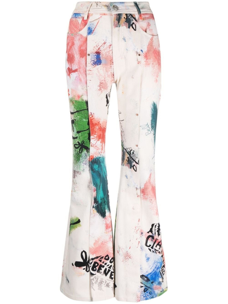 flared cotton trousers 1