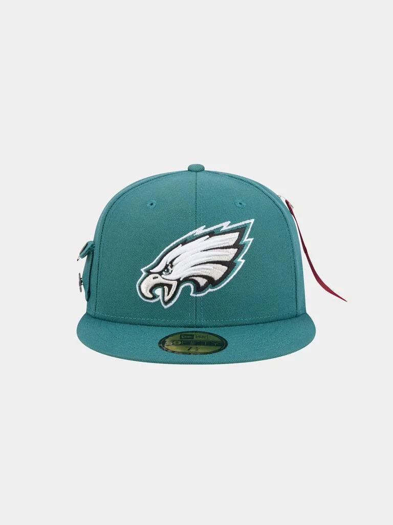 PHILADELPHIA EAGLES X ALPHA X NEW ERA 59FIFTY FITTED CAP - 1