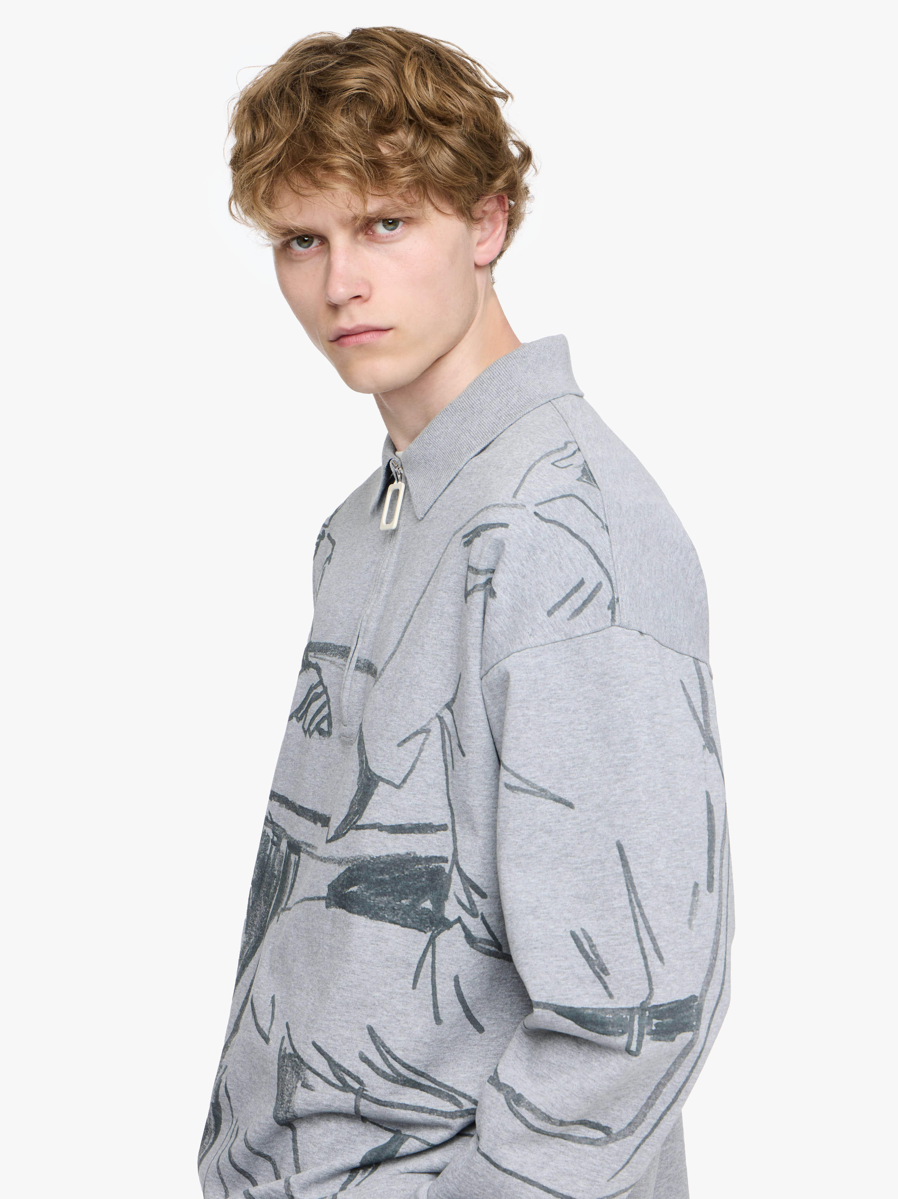 PRINTED RUGBY POLO - 5