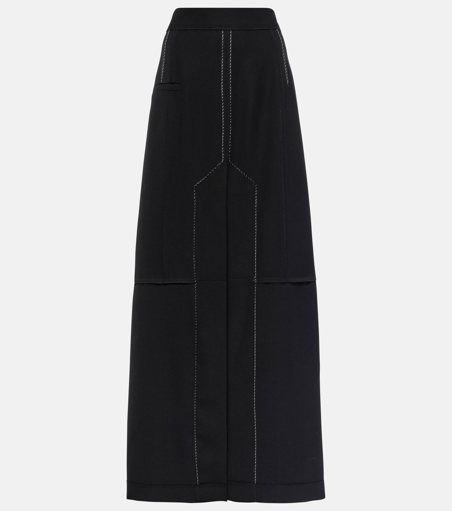Low-rise maxi skirt - 1