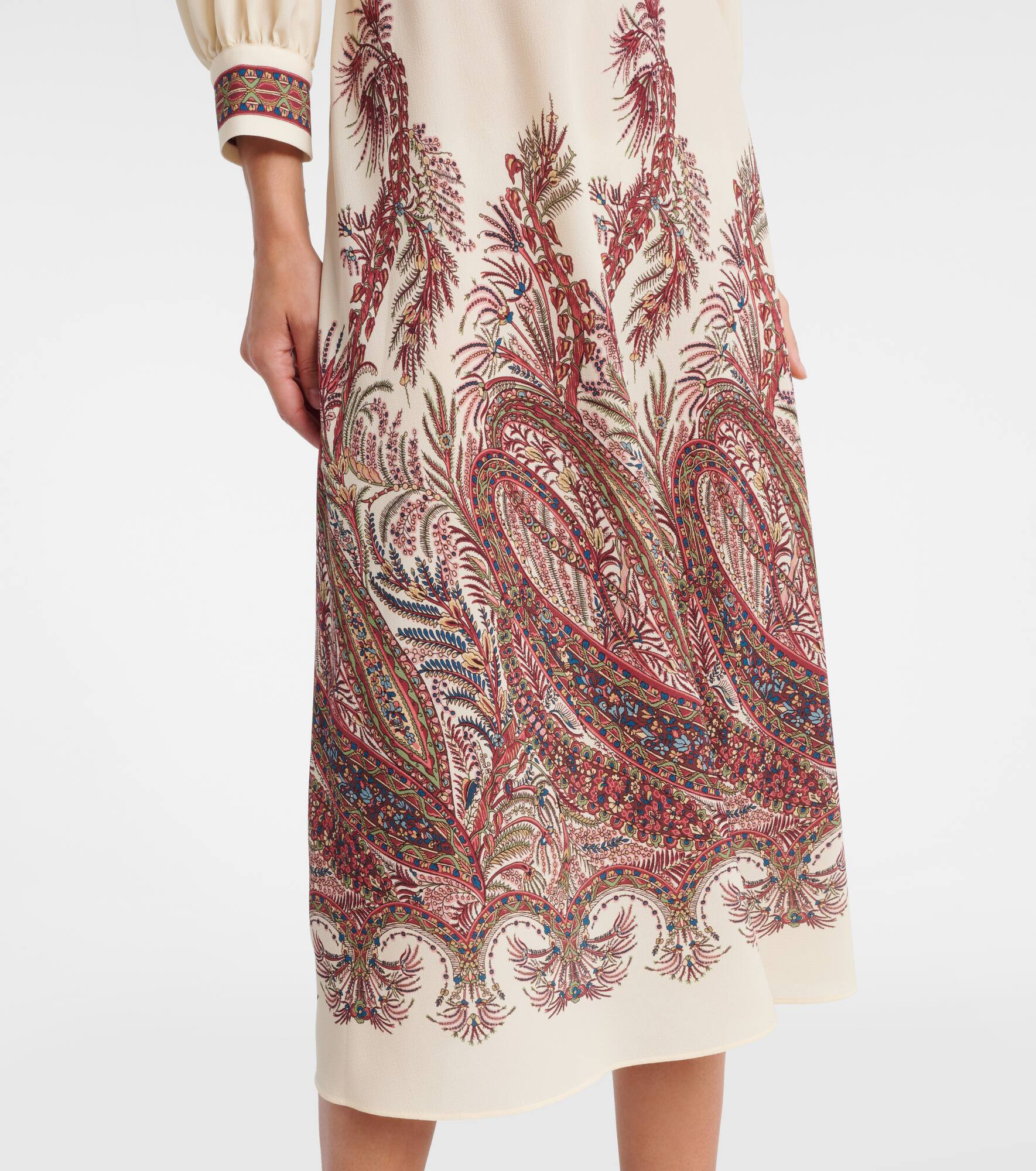 Paisley shirt dress - 6