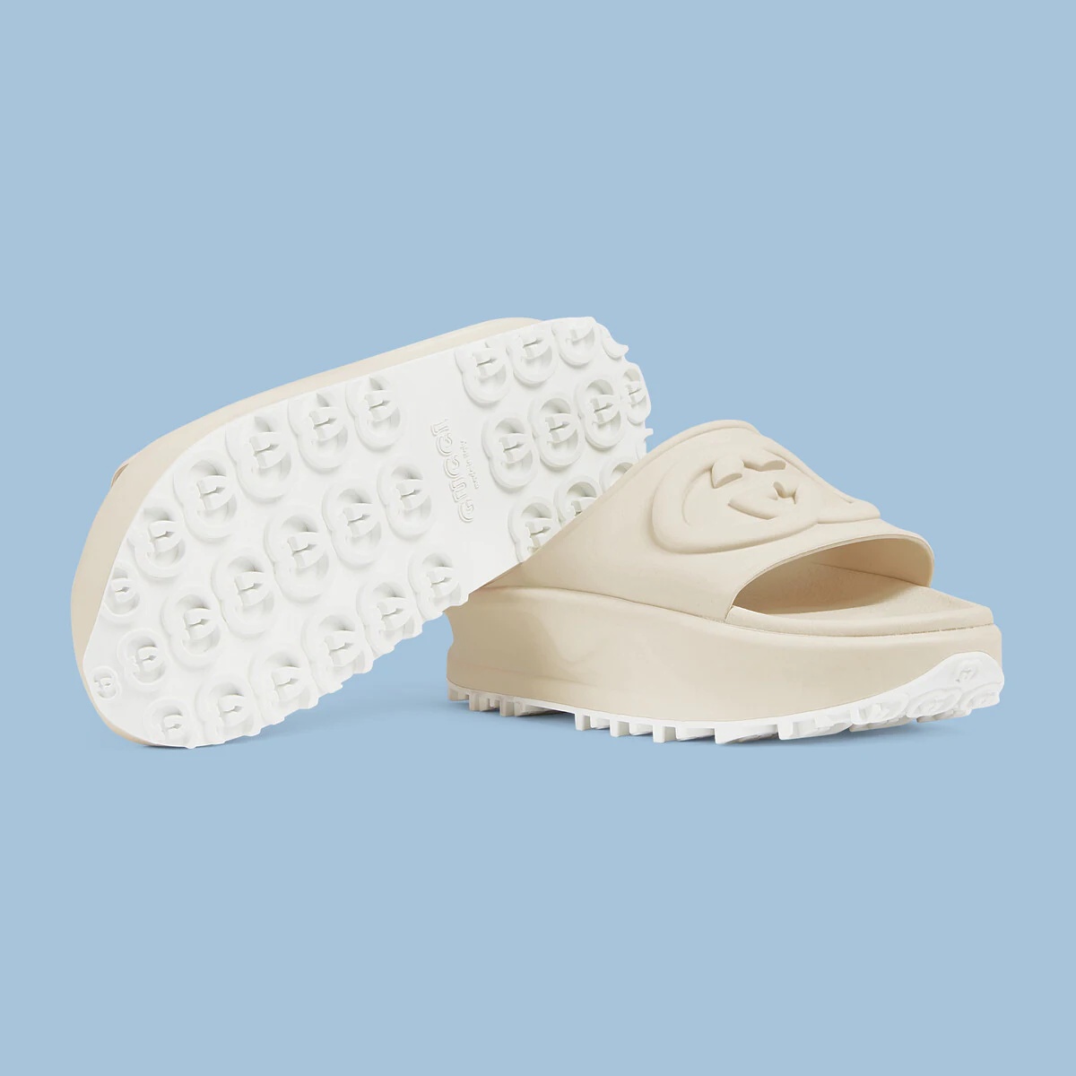 Women's slide sandal with Interlocking G - 6