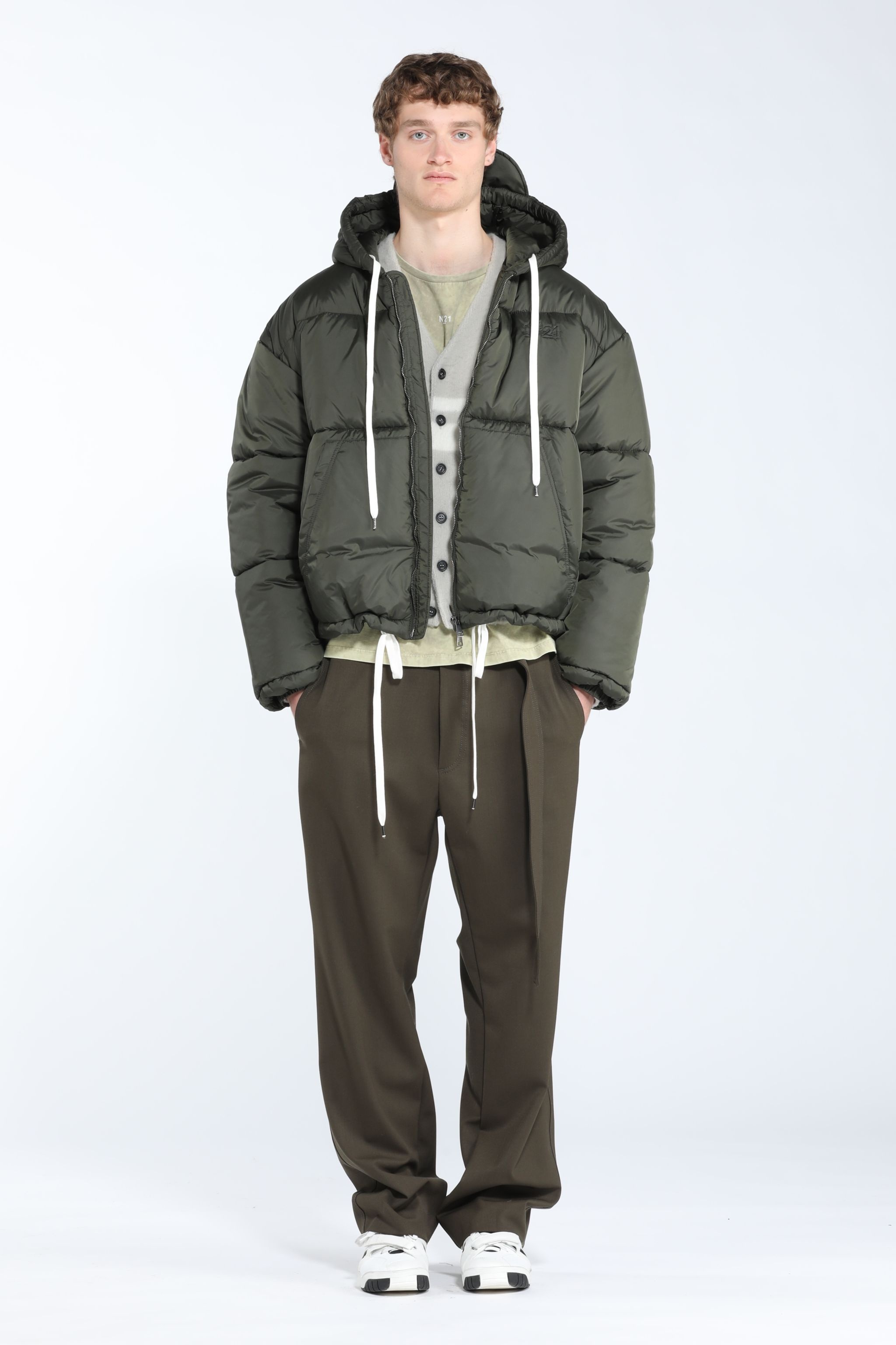 PADDED HOODED COAT - 4