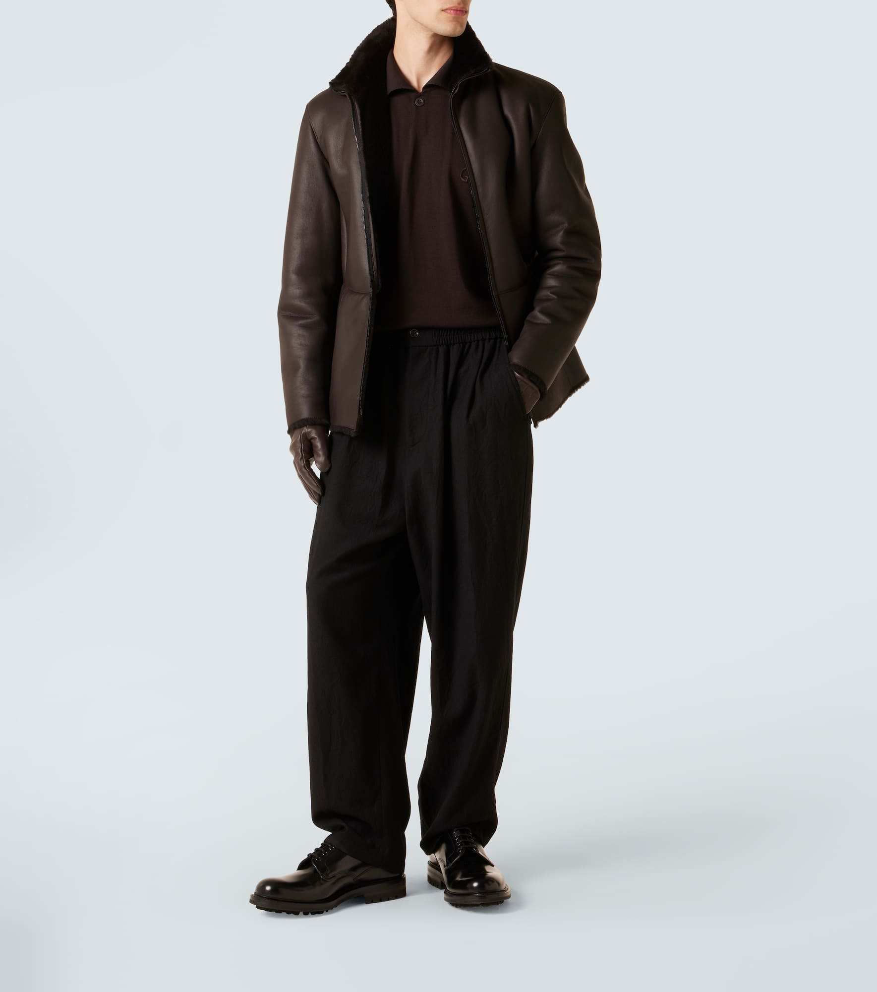 Virgin wool straight pants - 2