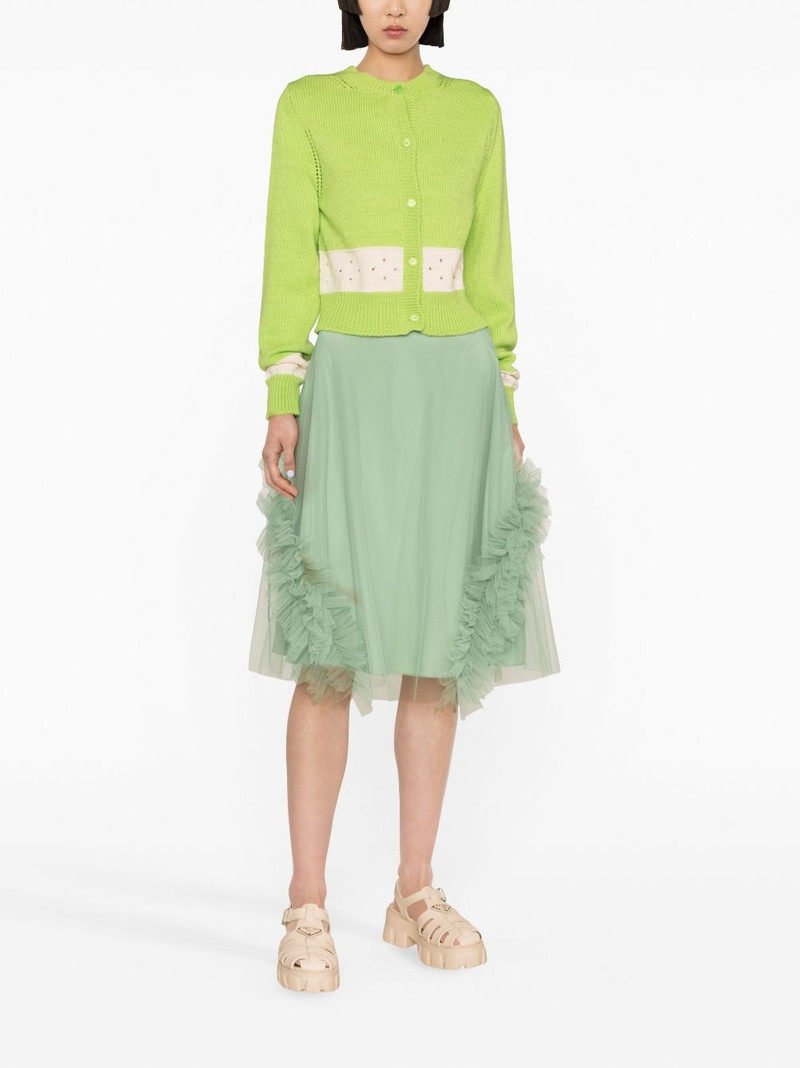 Molly Goddard Lionel ruffle-trim tulle skirt outlook