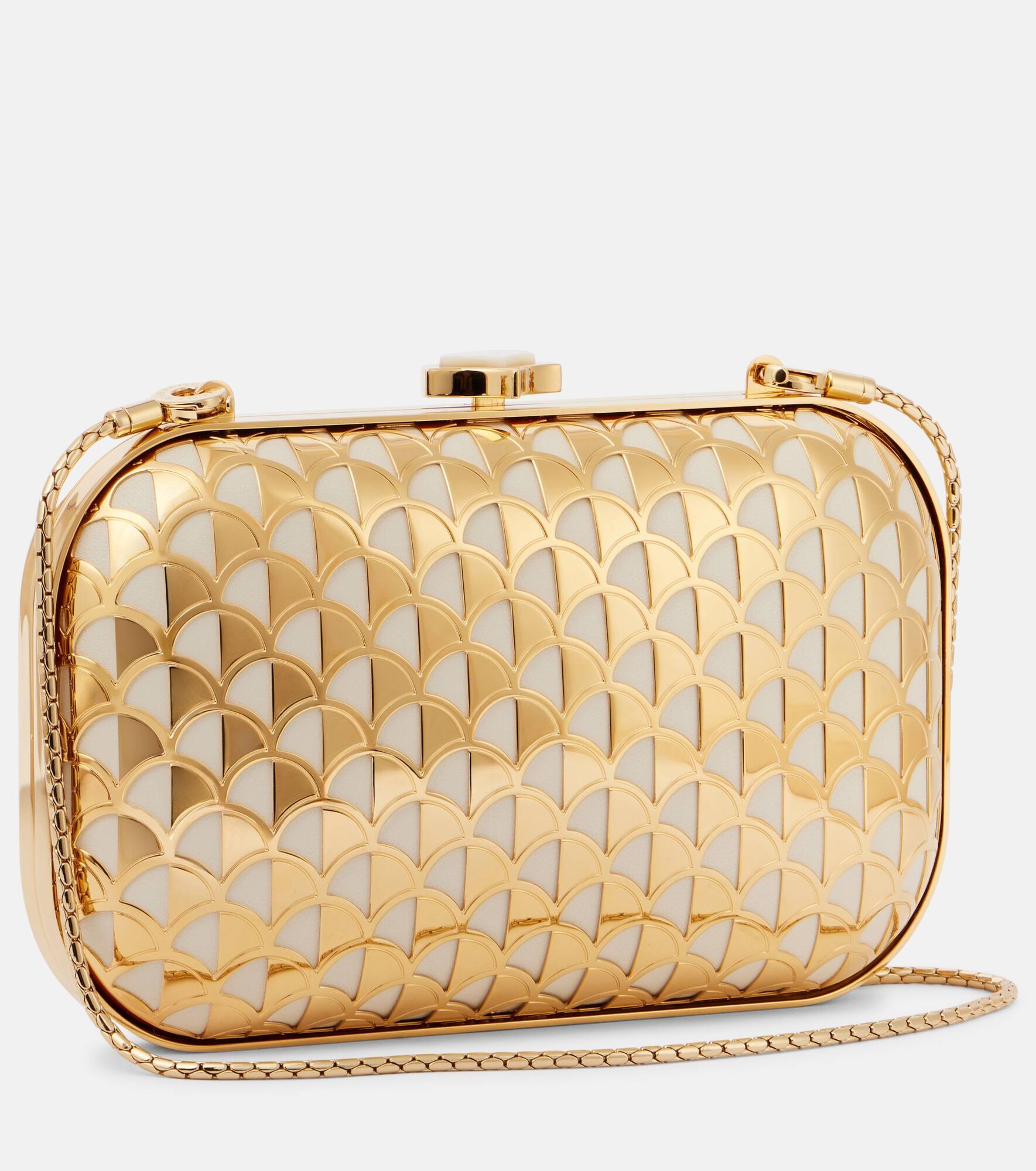 Calla gold-plated clutch - 4