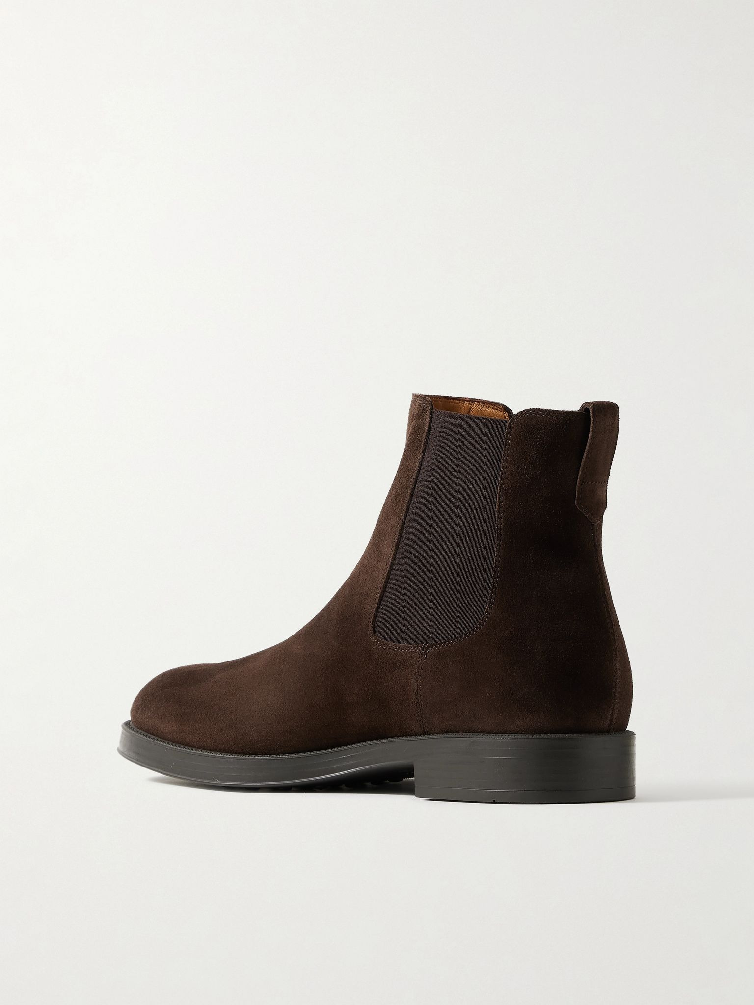 Suede Chelsea Boots Dark brown - 4