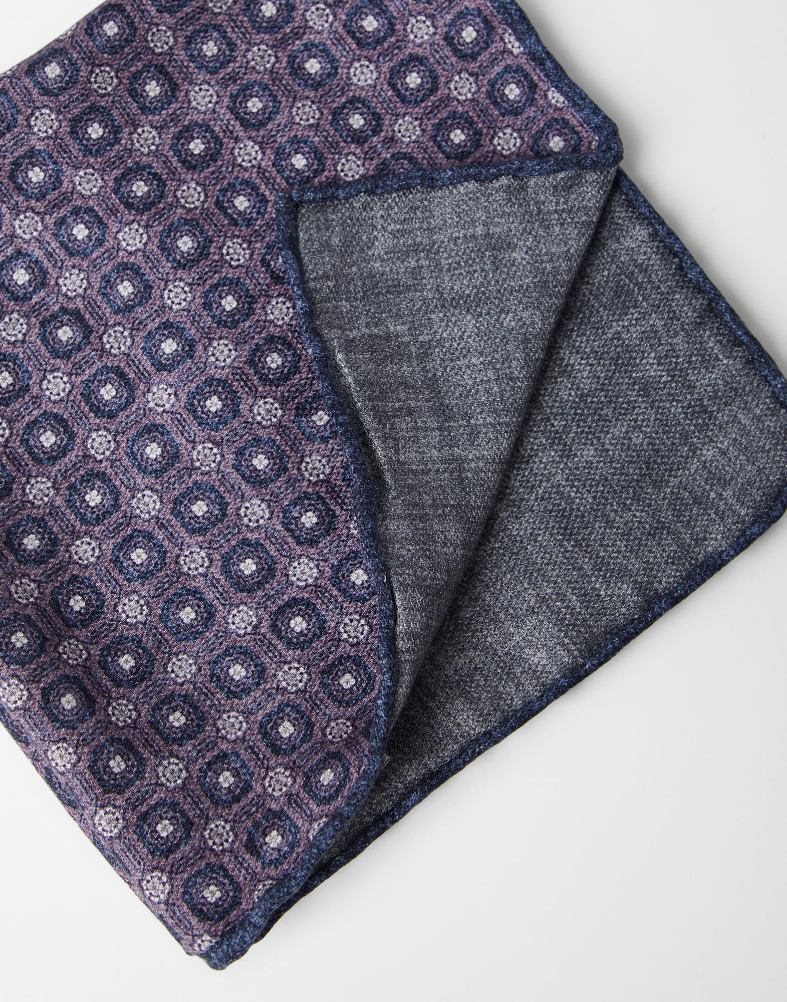 Silk pocket square with pattern - 2