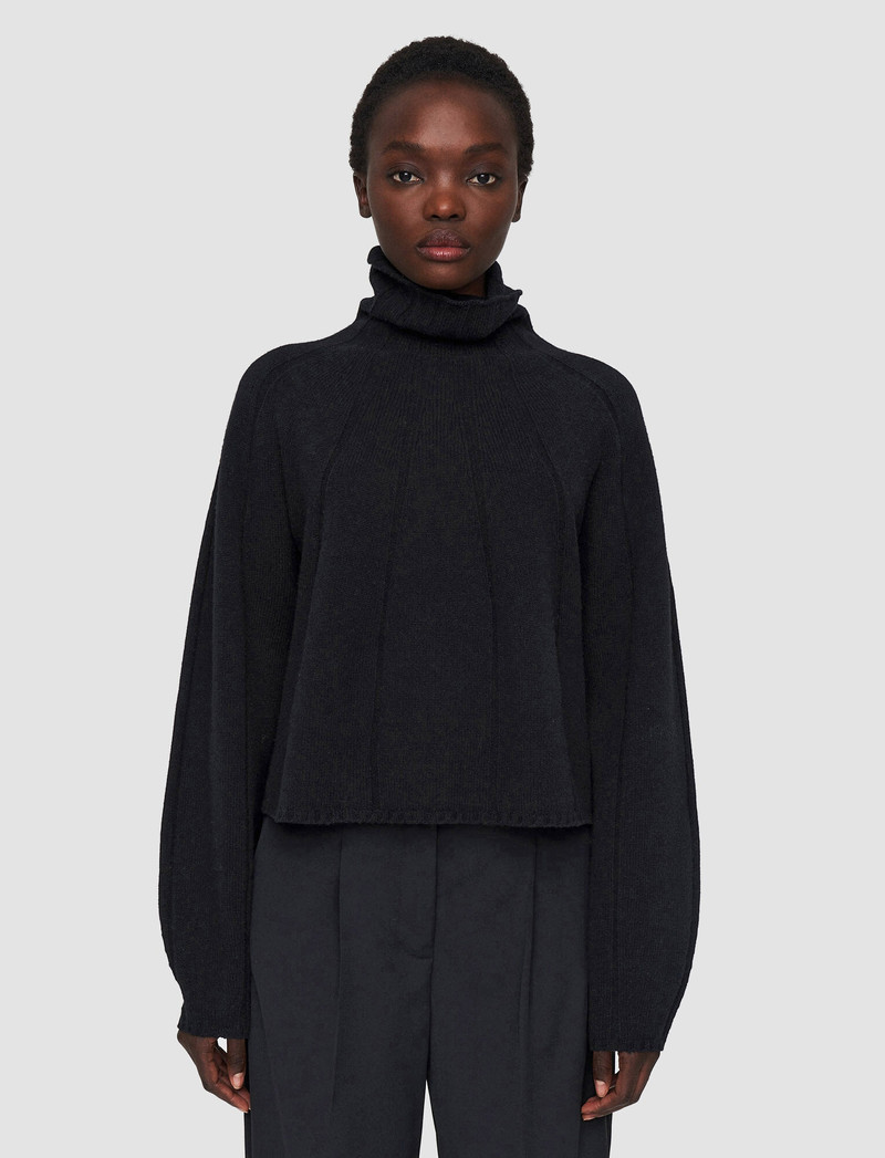 Soft Wool Short High Neck Jumper 4