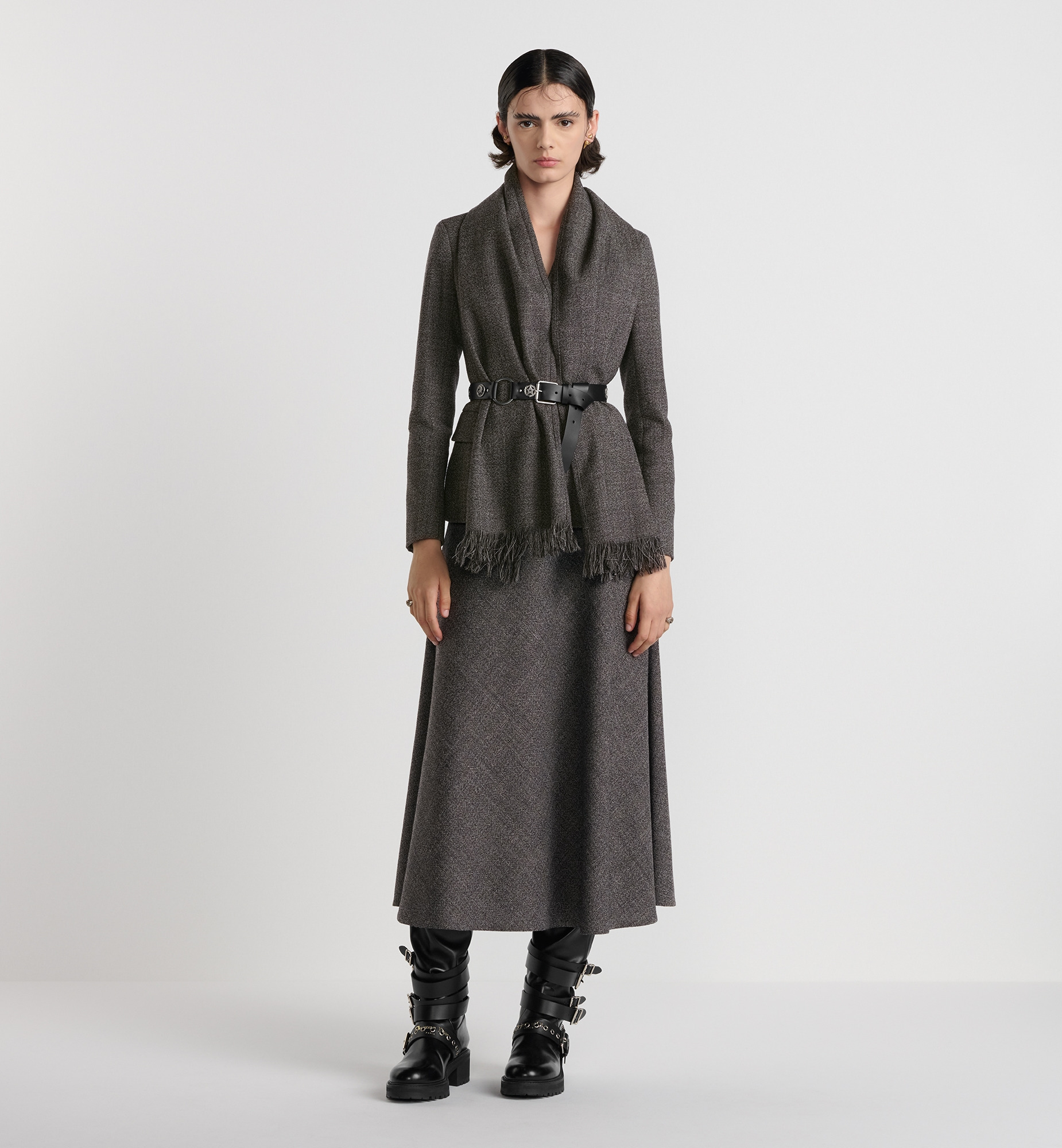 Flared Mid-Length Skirt - 2
