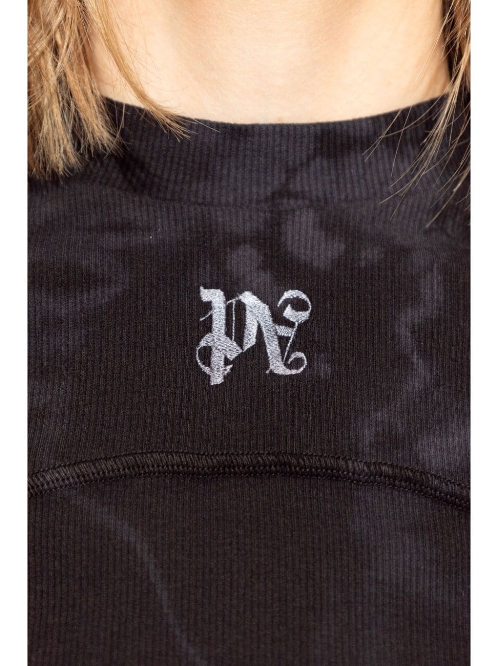 logo-embroidered maxi dress - 5