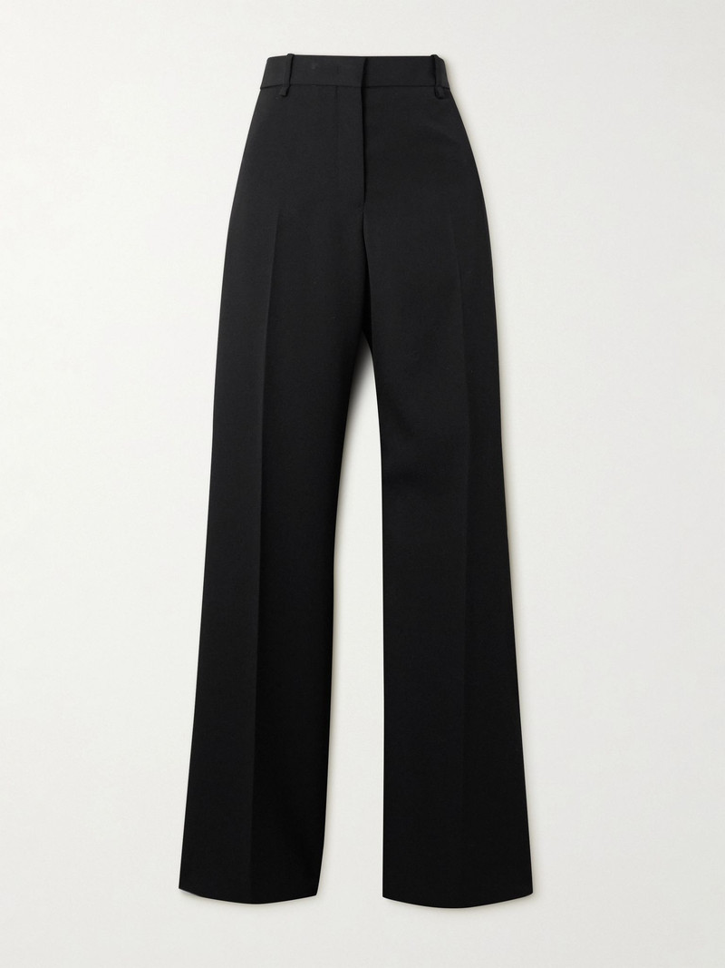 Wool-gabardine pants Black 1