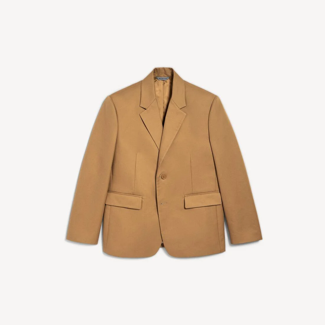 Men's Single-breasted Normal Fit Jacket in Camel - 1