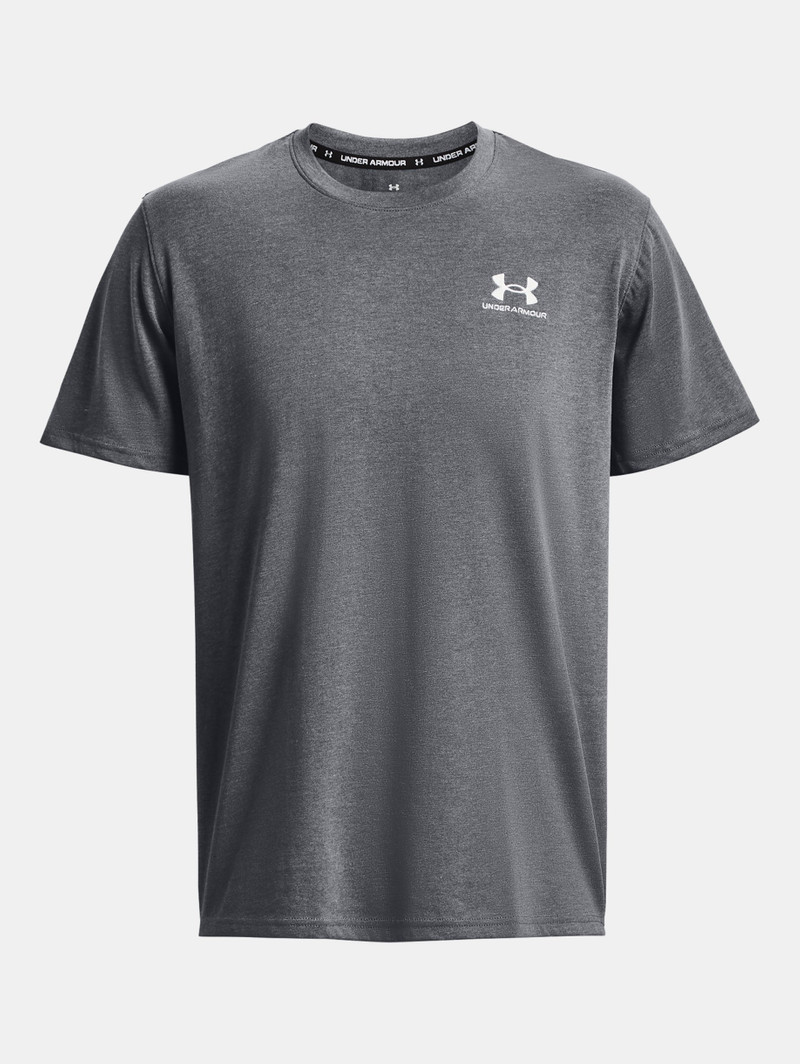 Men's UA Logo Embroidered Heavyweight Short Sleeve - 1