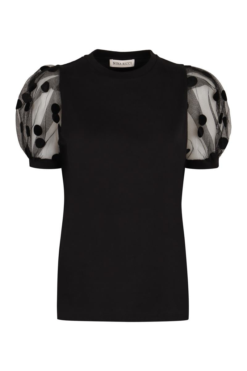 Nina Ricci Cotton Crew-Neck T-Shirt - 1