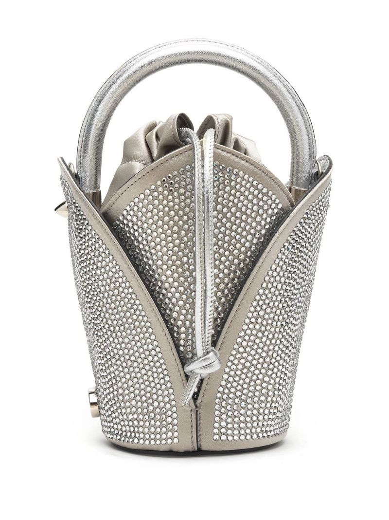 Oscar de La RENTA: Mini Tro Bag - Crystal Pave