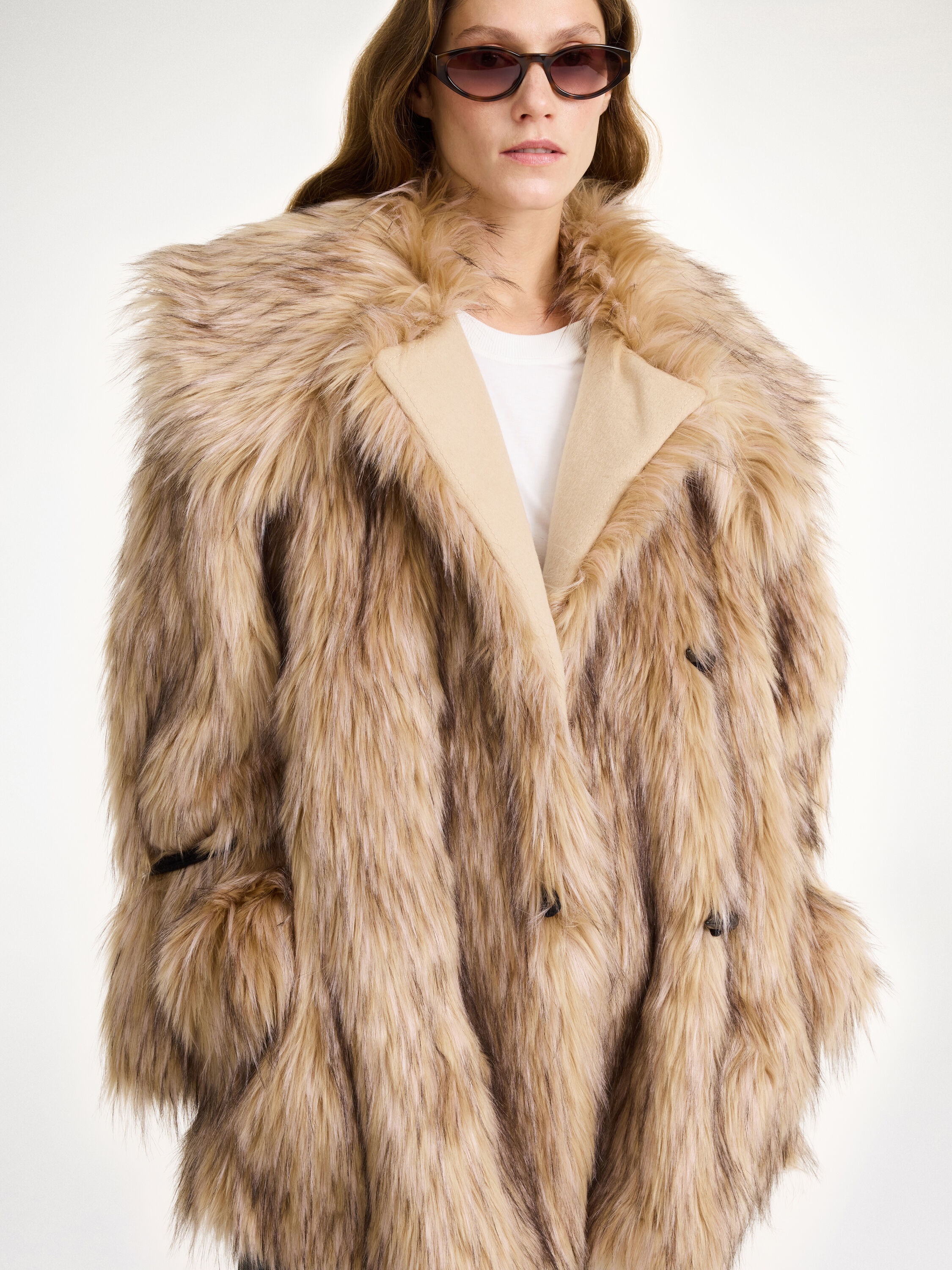 Exclusive Moda Operandi X By Malene Birger Yvette faux fur coat - 3