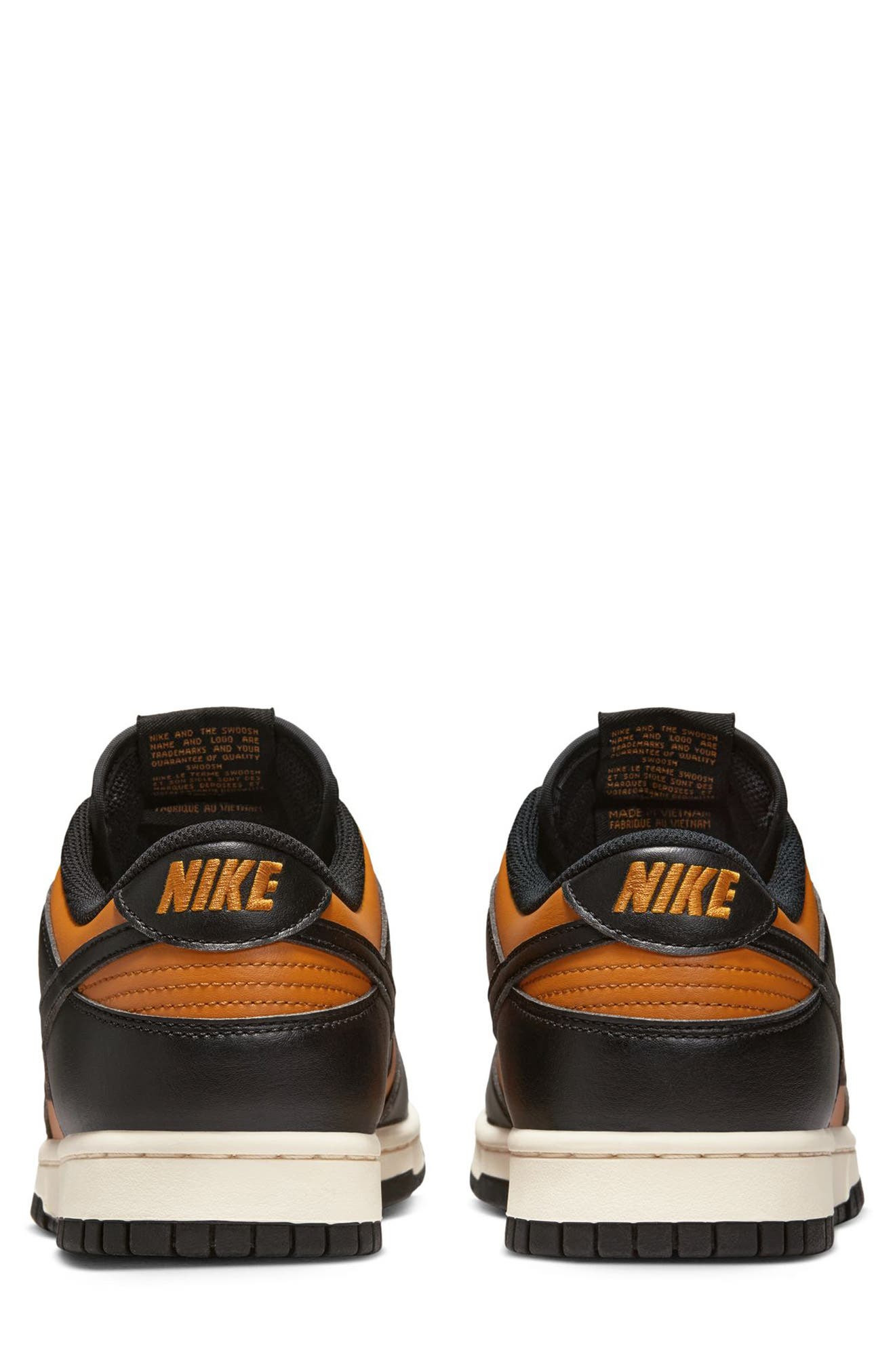 Nike Dunk Low Retro Basketball Sneaker in Desert Ochre/Black at Nordstrom - 5