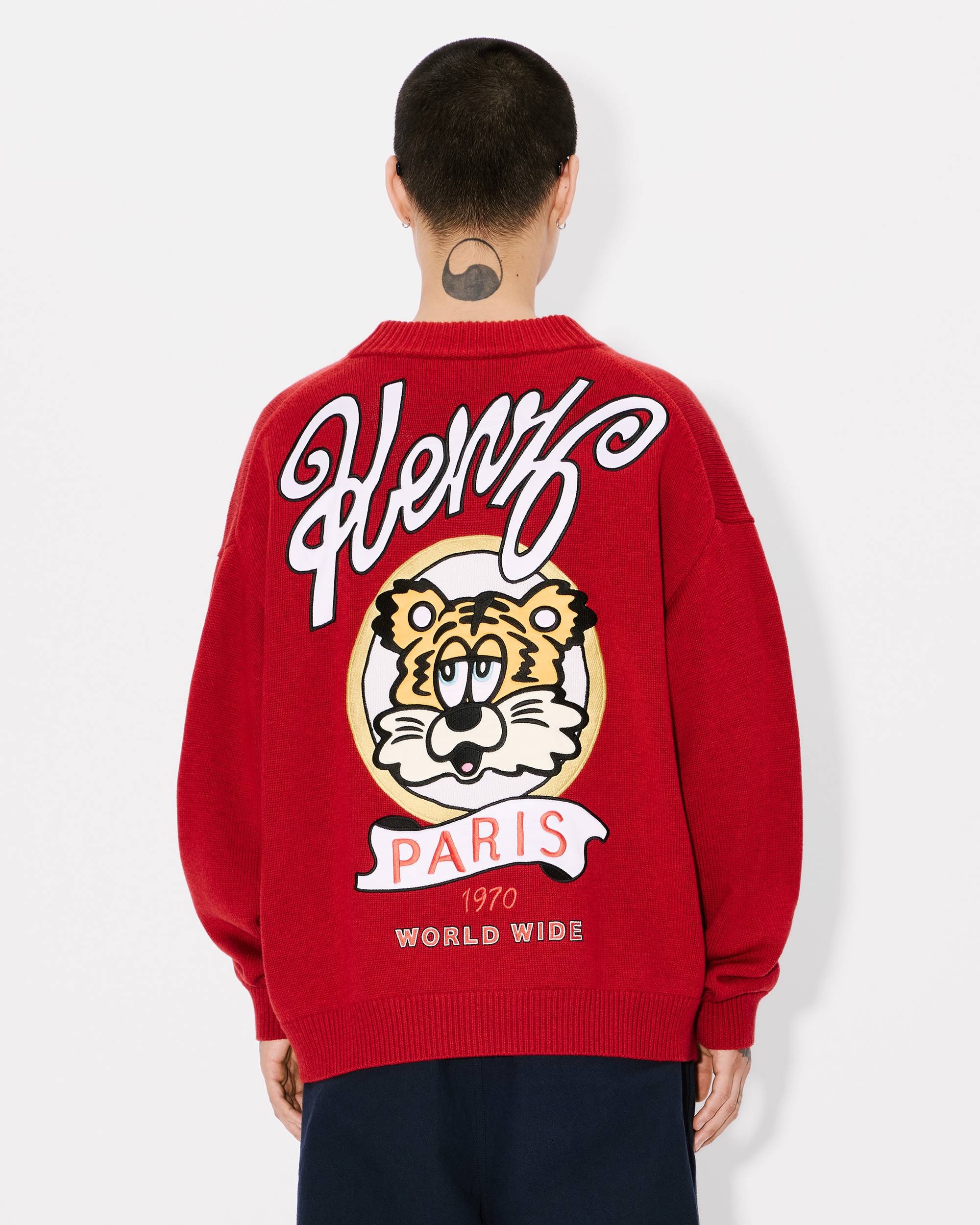 'KENZO VERDY MARKET' genderless cardigan in wool and cotton - 9