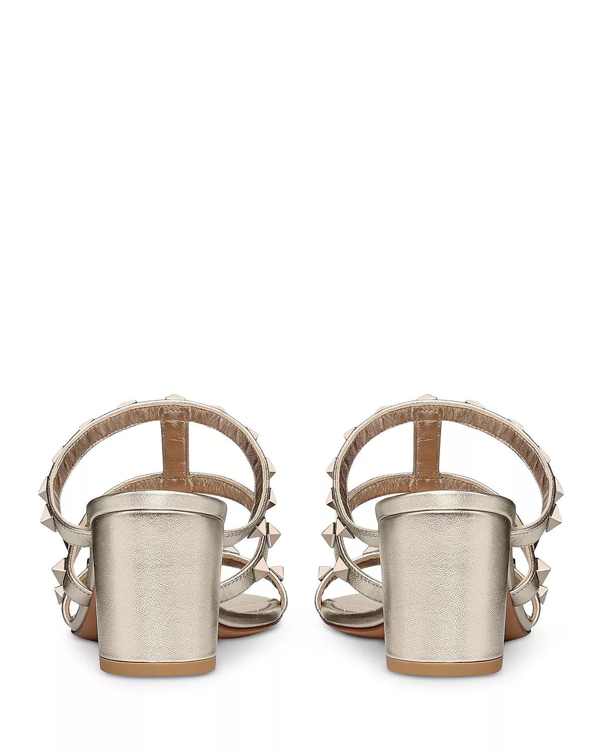 Women's Rockstud Block Heel Slide Sandals - 5