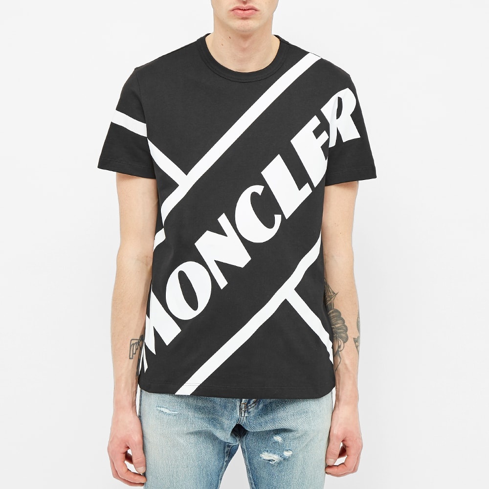 Moncler Stripe Logo Tee - 4