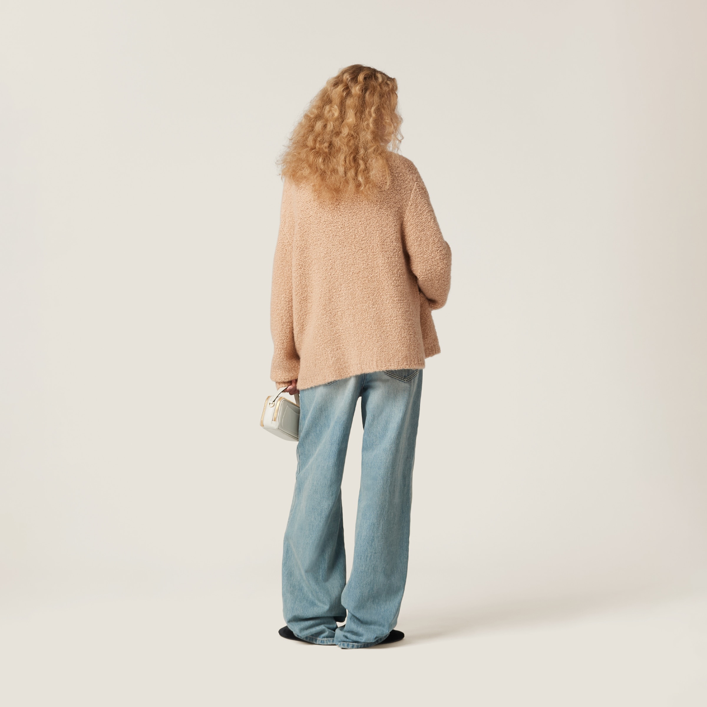 Cashmere and silk knit cardigan - 3