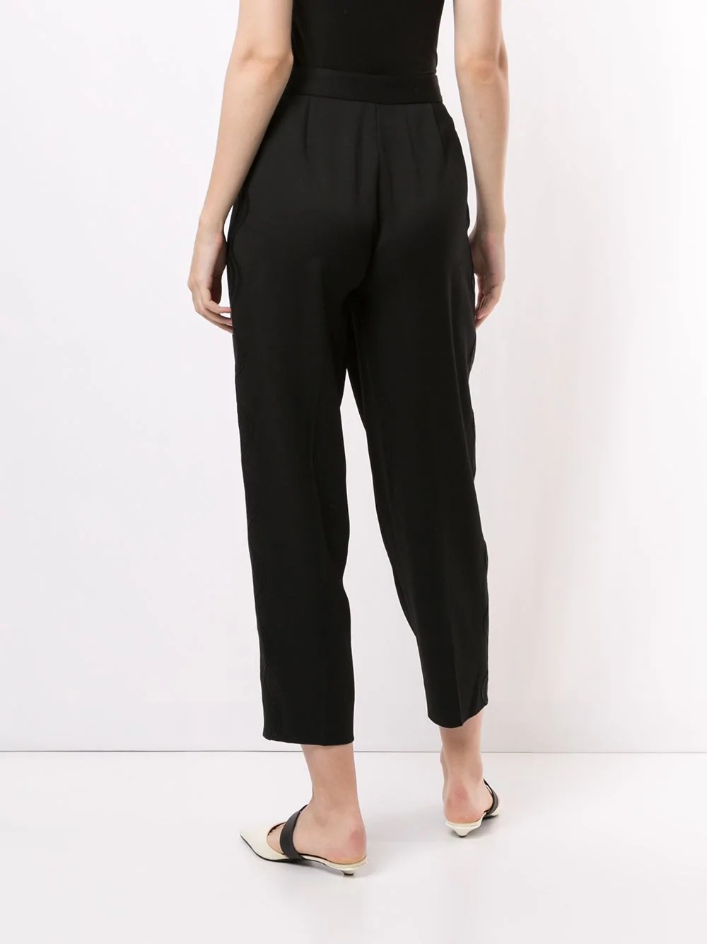 wide tapered trousers - 4