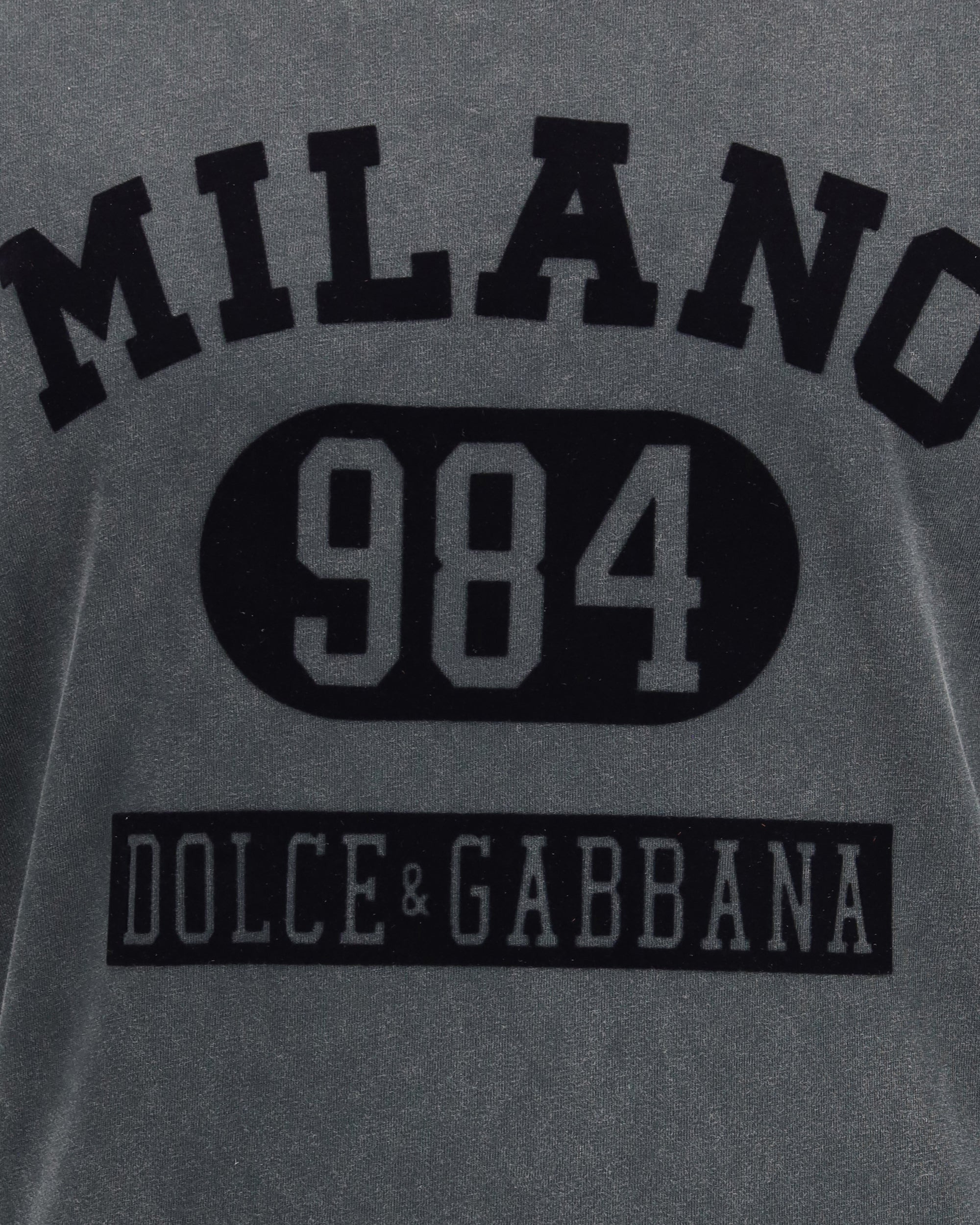 Cotton T-Shirt with velvety logo - 3