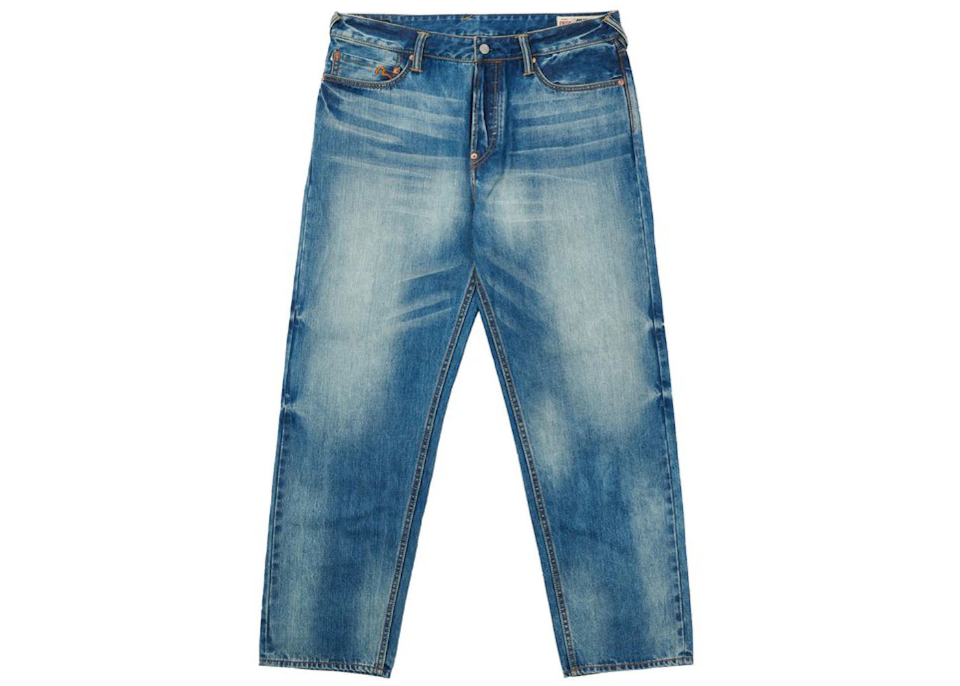 Palace x Evisu 2008 Classic Daicock Denim Jeans Indigo Mid Wash - 2