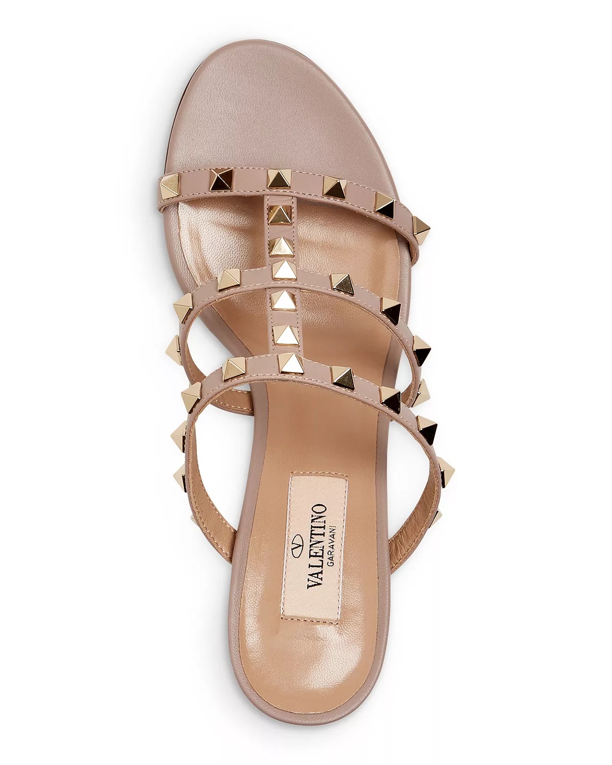 Women's Rockstud Block Heel Slide Sandals - 4