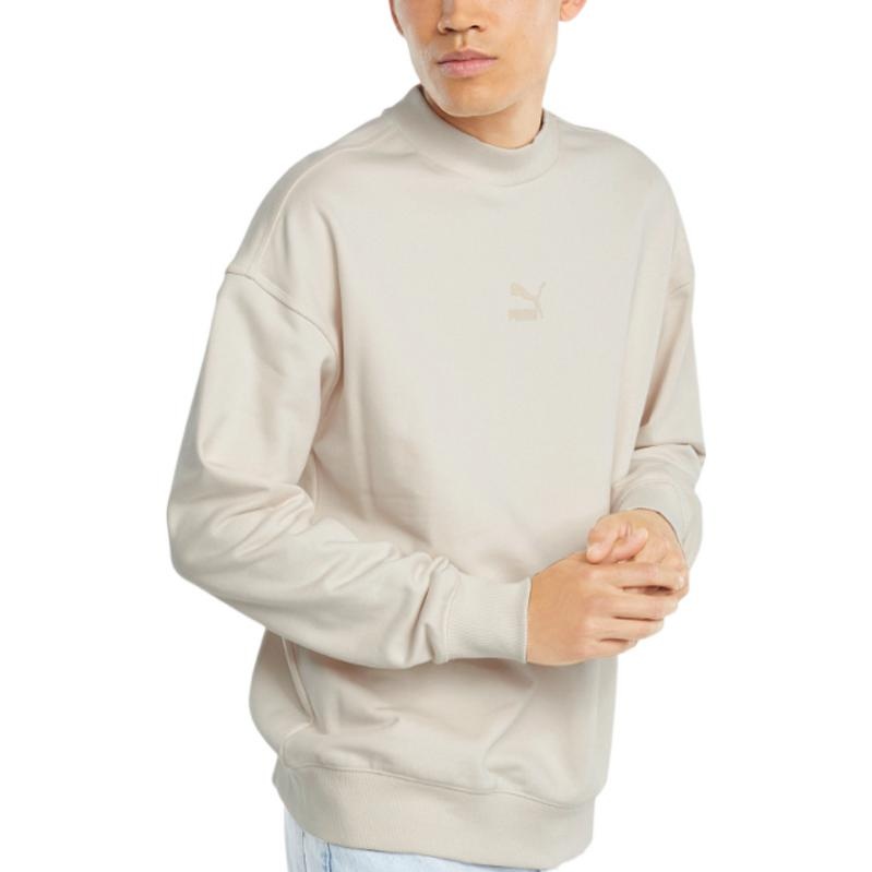 PUMA Classics High Crew Neck Sweater 'White' 533102-99 - 5