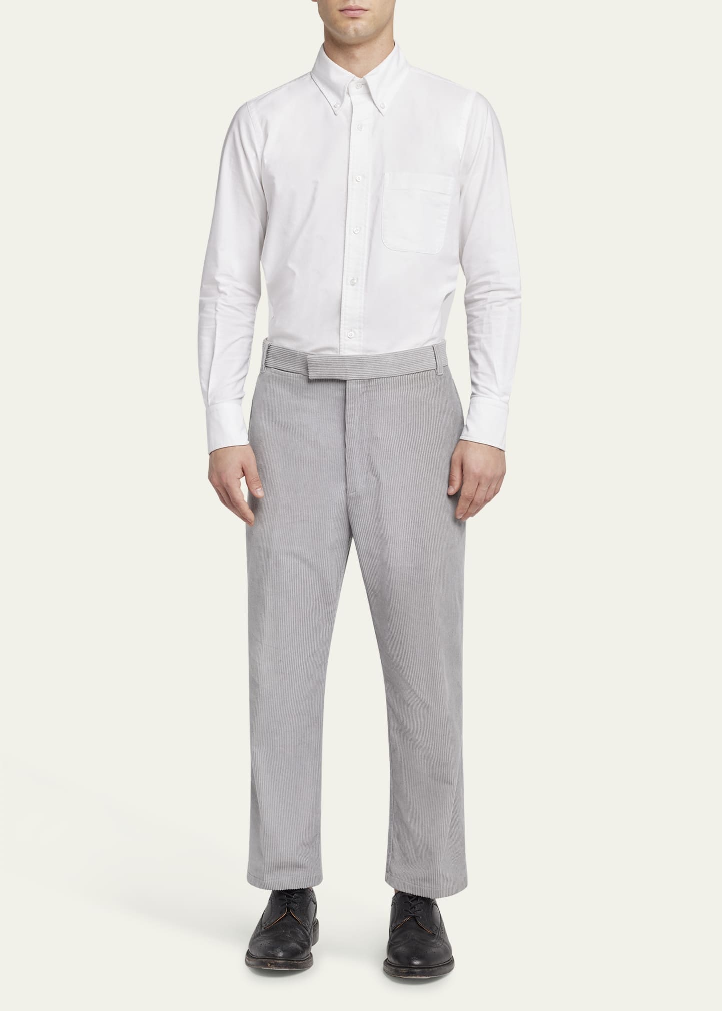 Men's Corduroy Straight-Leg Pants - 2