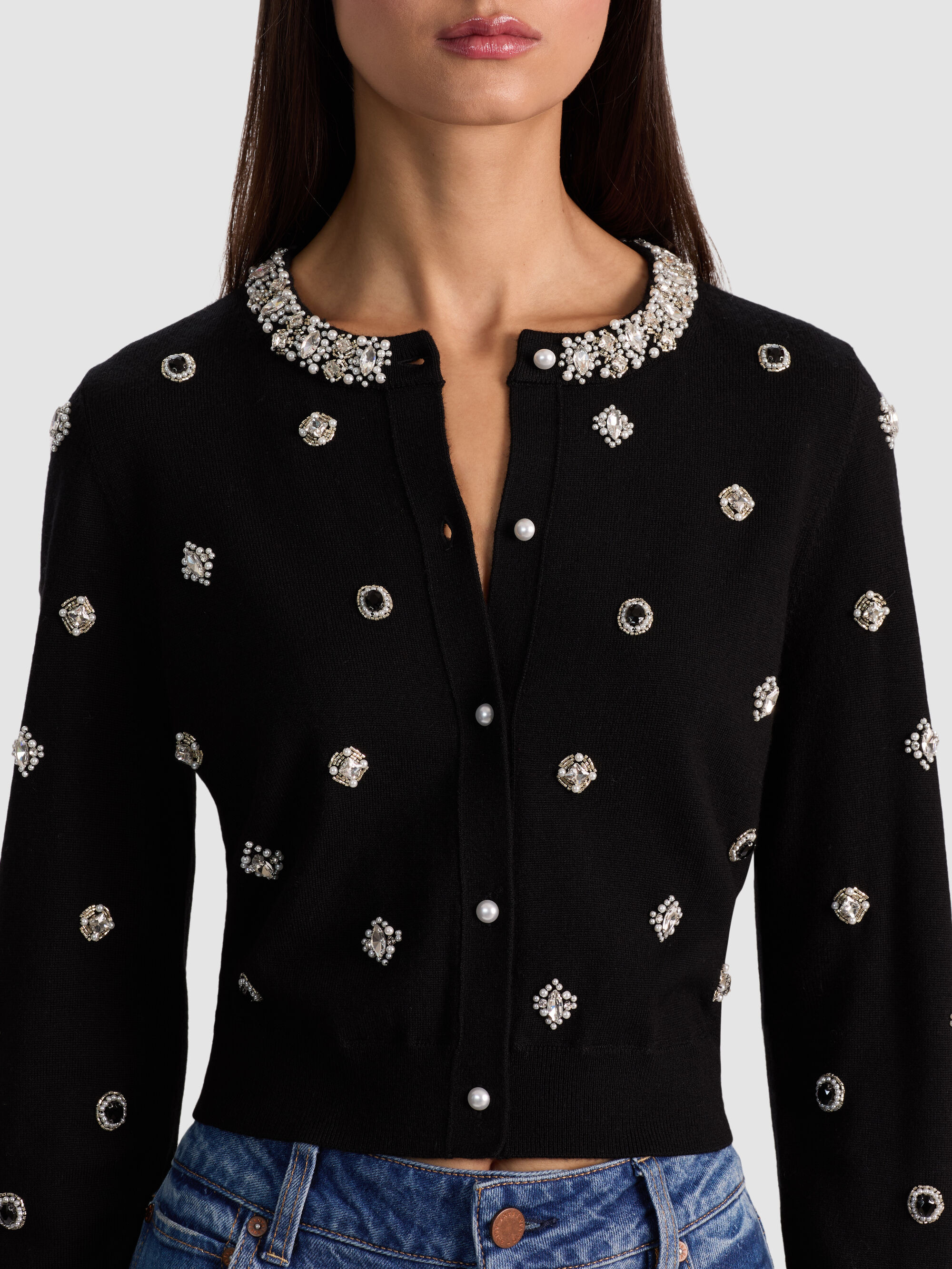 DOLLIE EMBELLISHED CARDIGAN - 5
