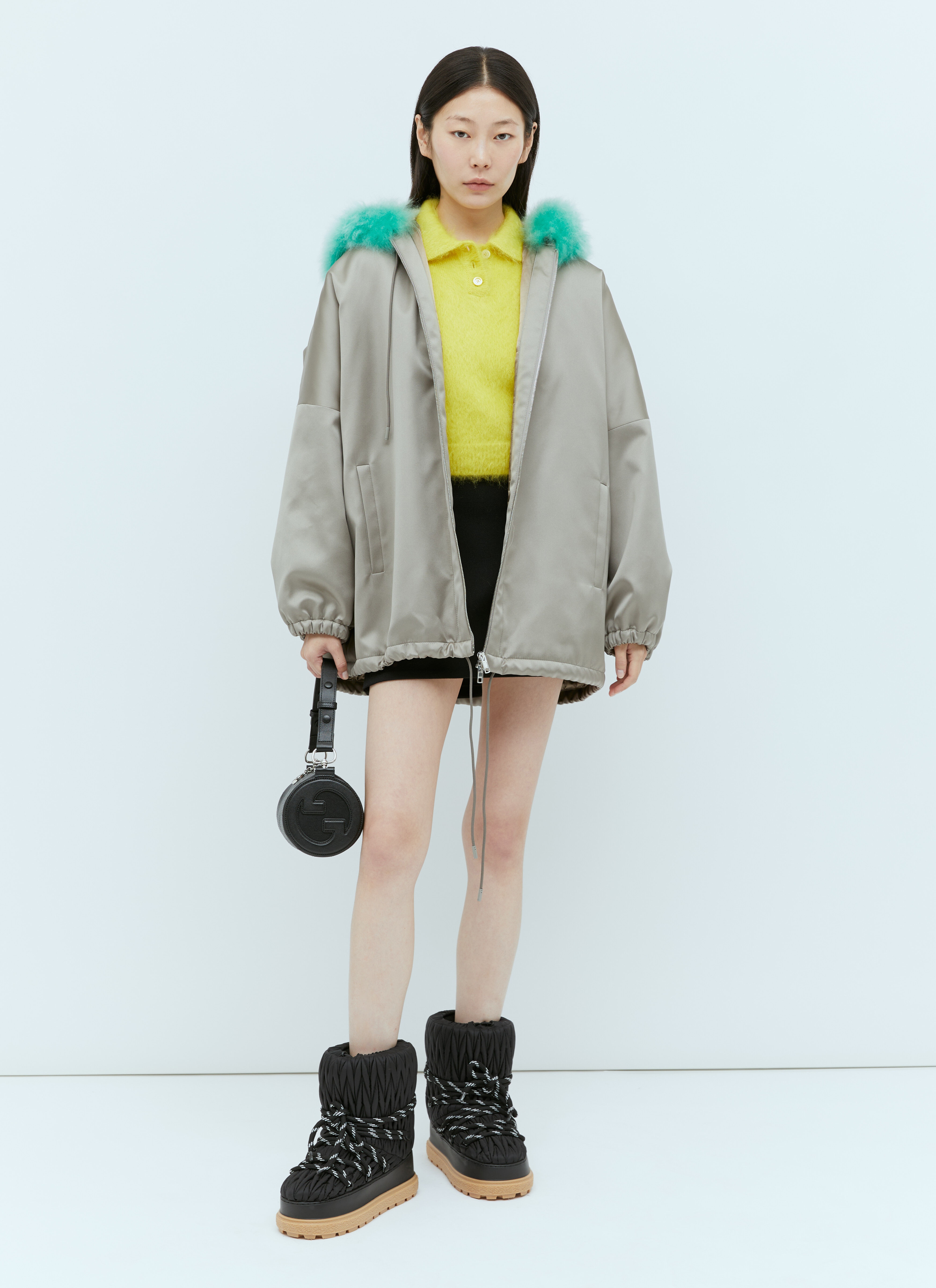 Satin Bomber Jacket - 4