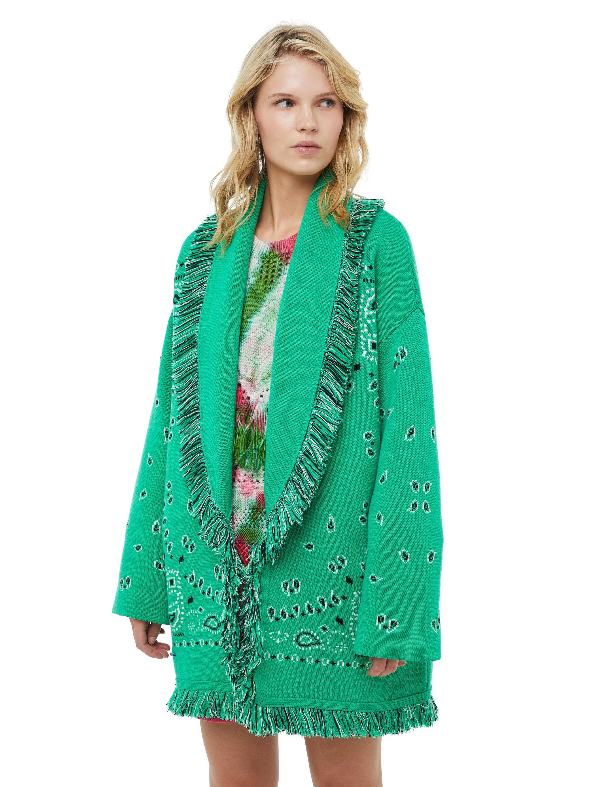 Bandana Jacquard Cardigan - 9