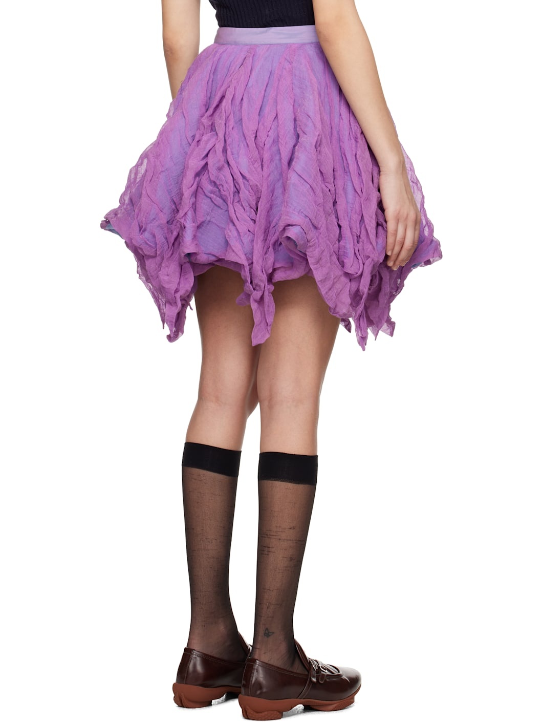 Purple Uhura Circle Midi Skirt - 3