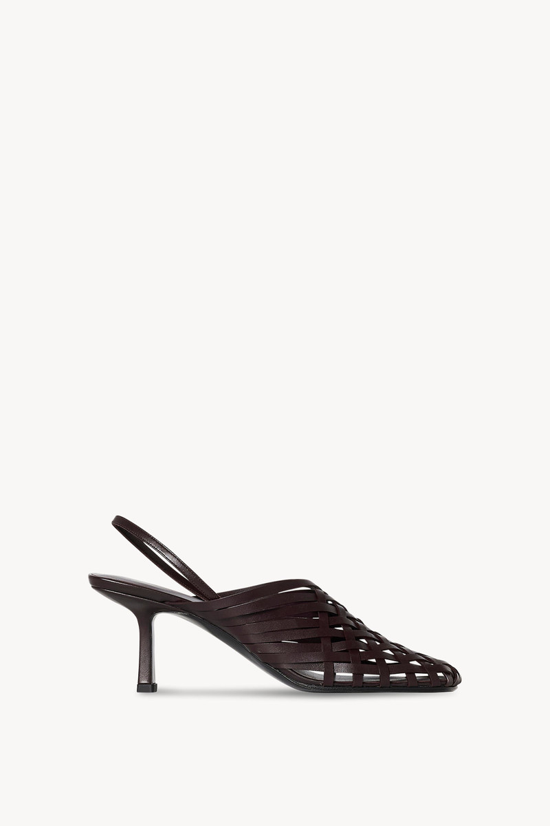 Woven Mule in Vegetable-Tanned Leather 1