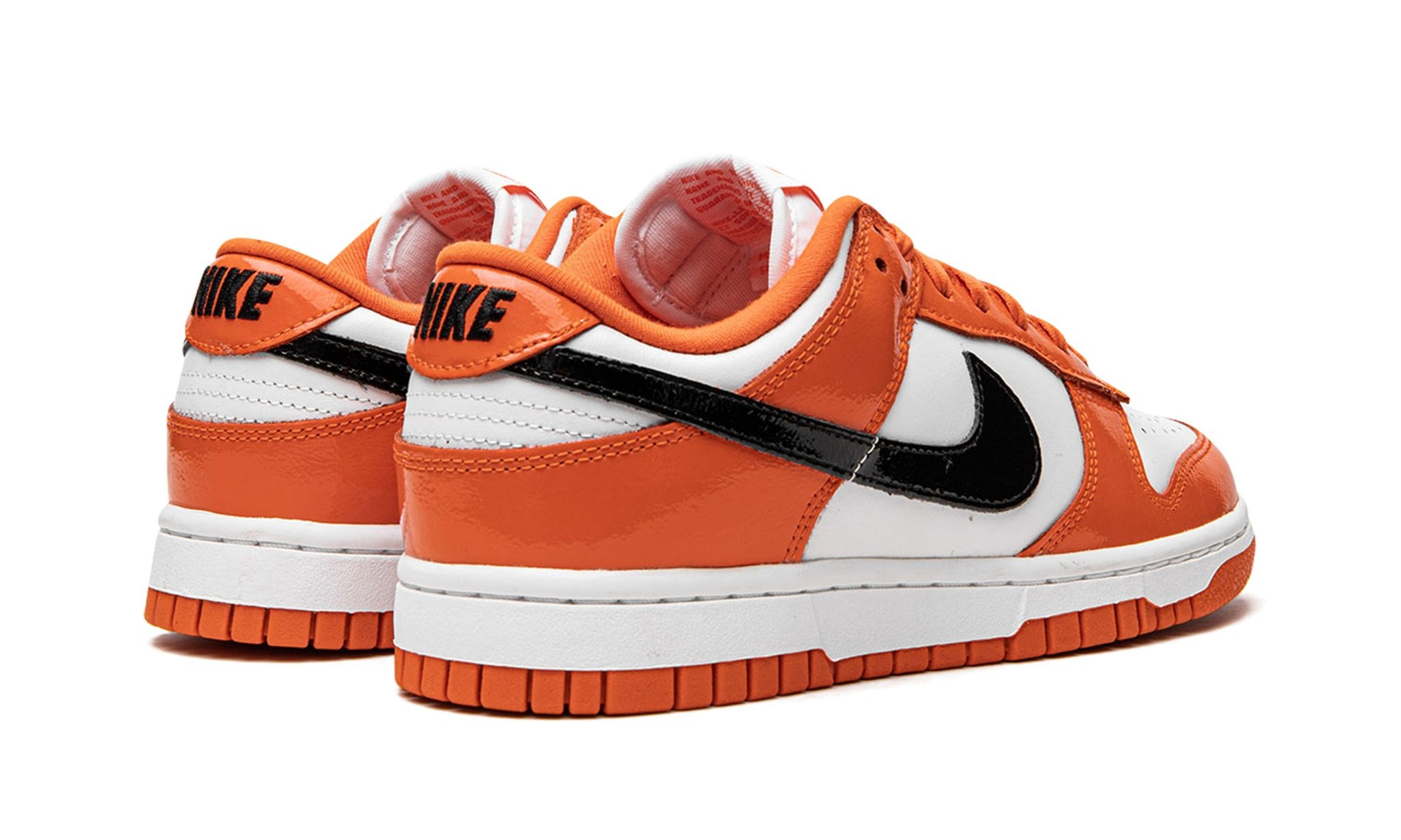 WMNS Dunk Low "Orange / Black Patent Leather" - 3