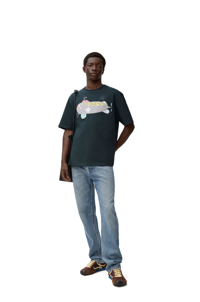 Loewe Loose fit T-shirt in cotton outlook