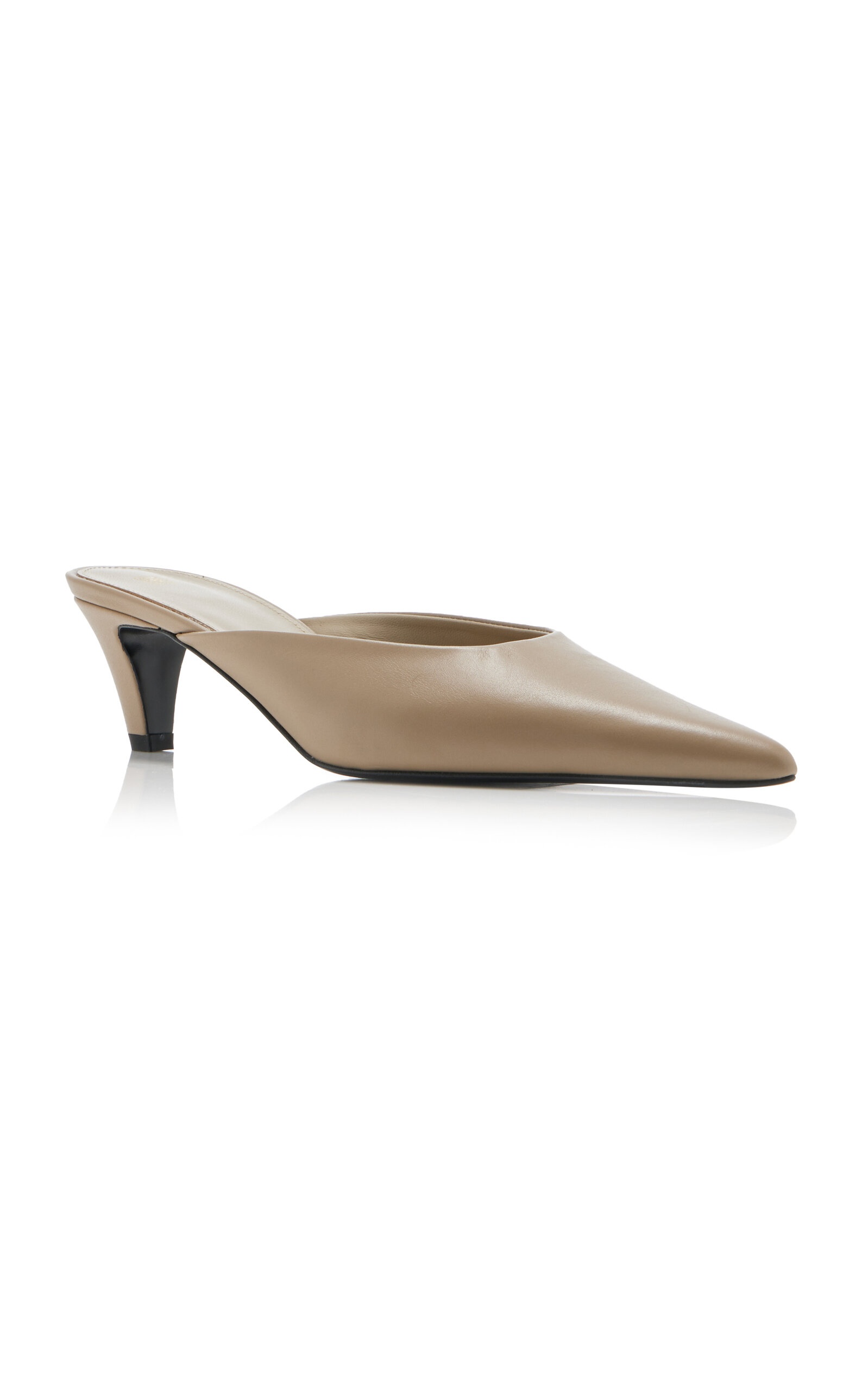 The Leather Mules neutral - 5