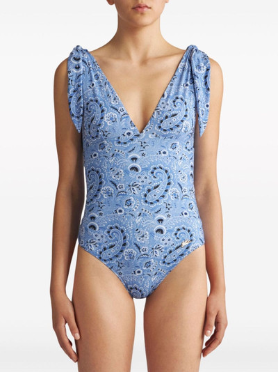 Etro paisley-print one-piece swimsuit outlook