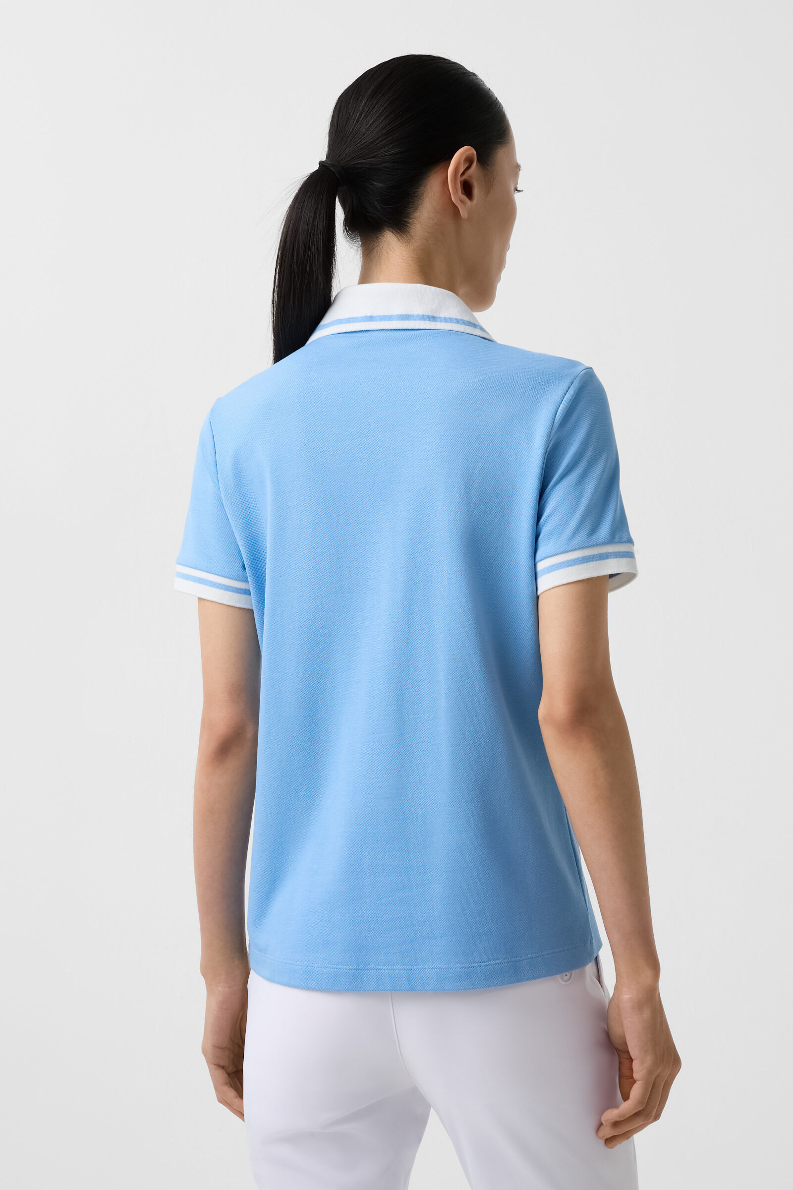 Lydia functional short-sleeved top in Light blue - 3
